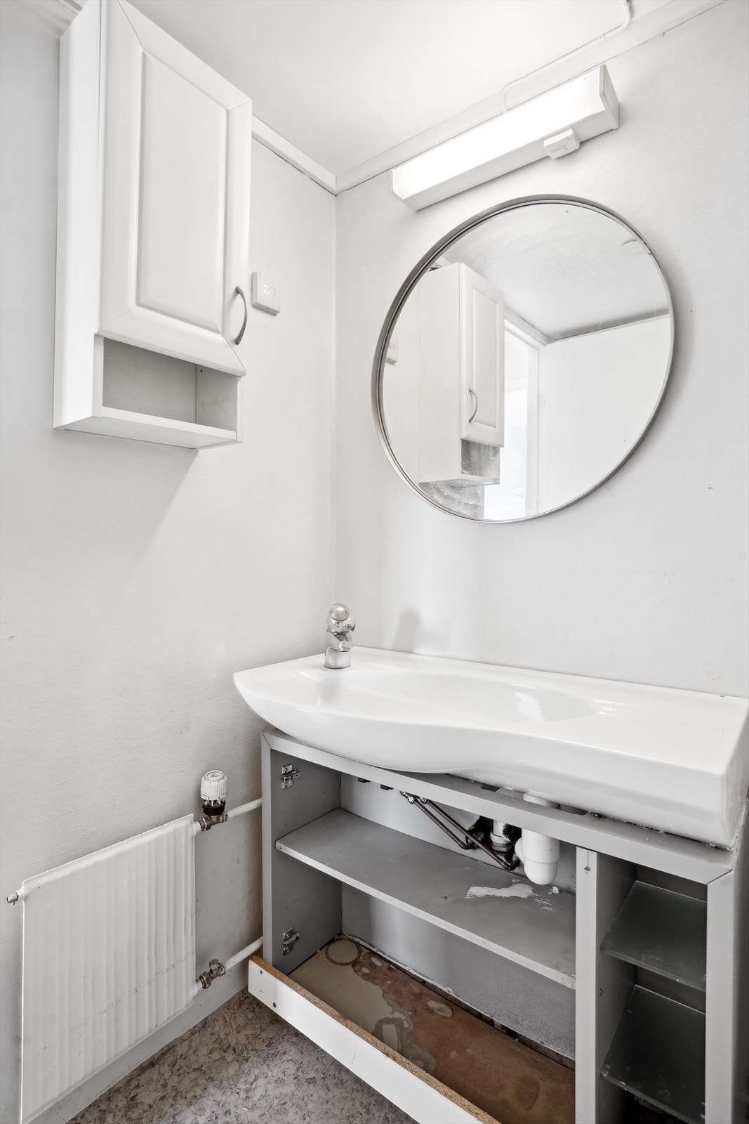 Vannbåren varme på badet også Galleribilde