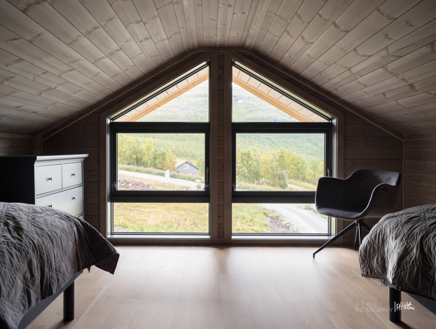 Hyttene er innredet med rikelig med sengeplasser. Galleribilde