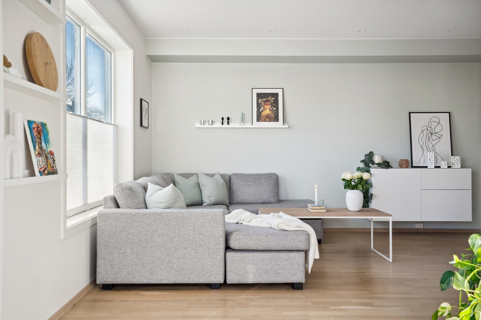 Leiligheten har blant annet vannbåren varme som oppvarmingstype. Galleribilde