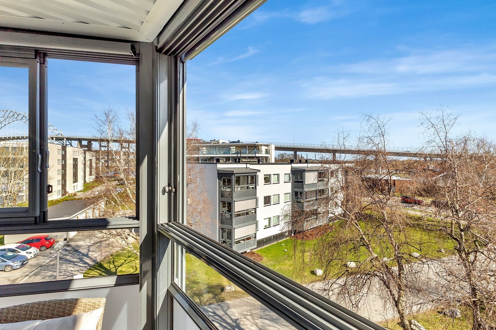 Utsikt mot Fredrikstadbrua Galleribilde