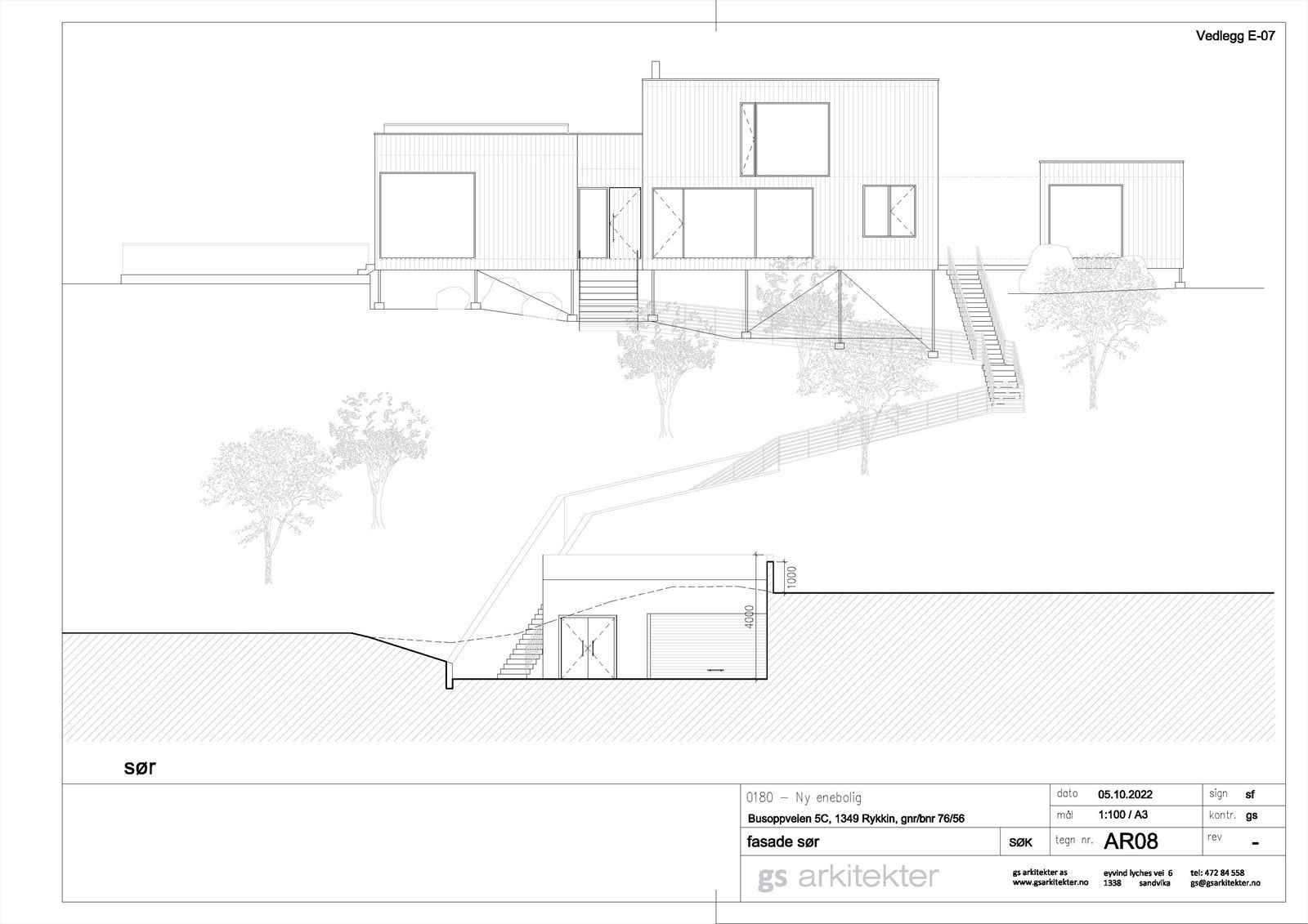 Arkitekttegninger kun er ment som illustrasjon. Galleribilde