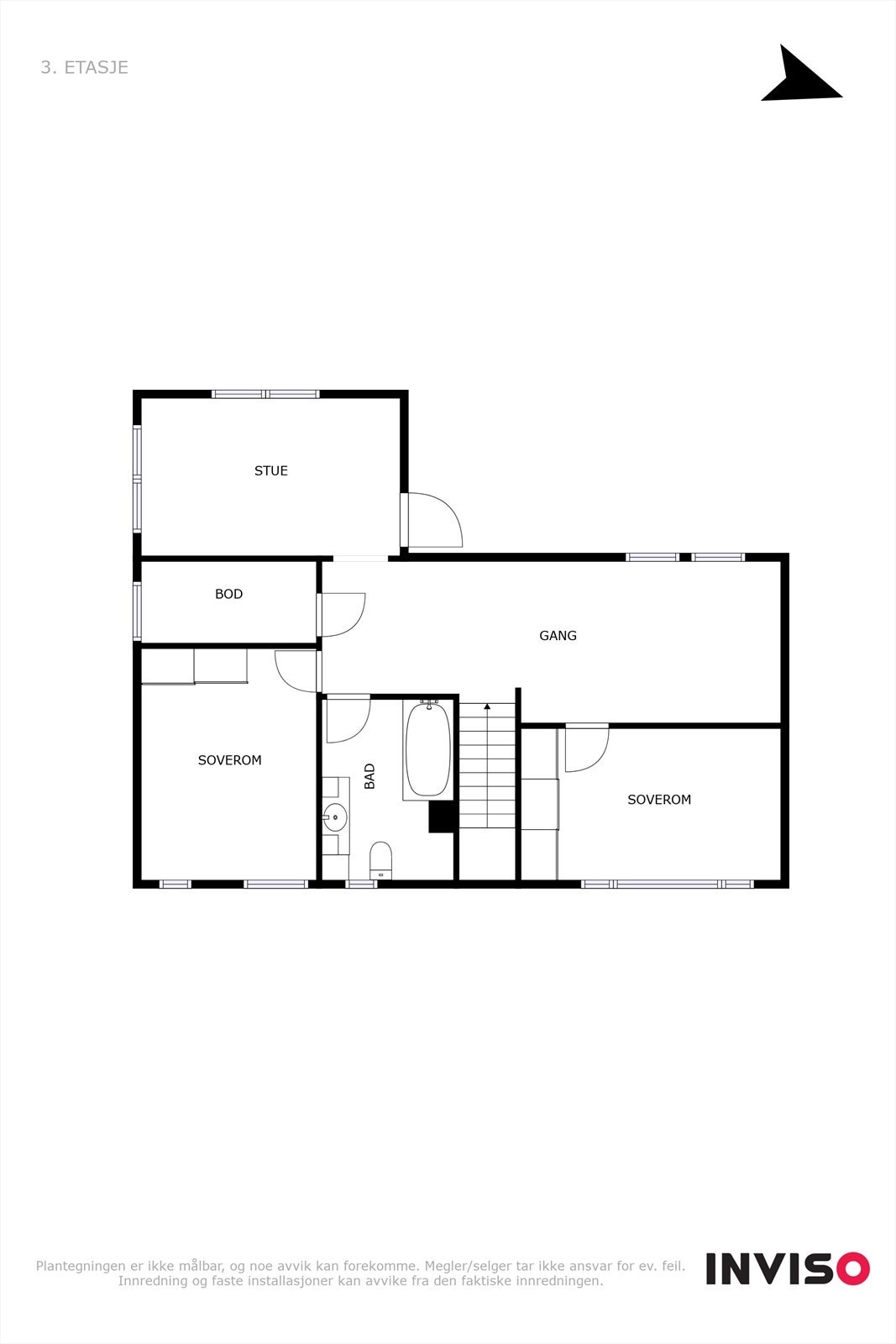 Plantegning 2.etg. Galleribilde