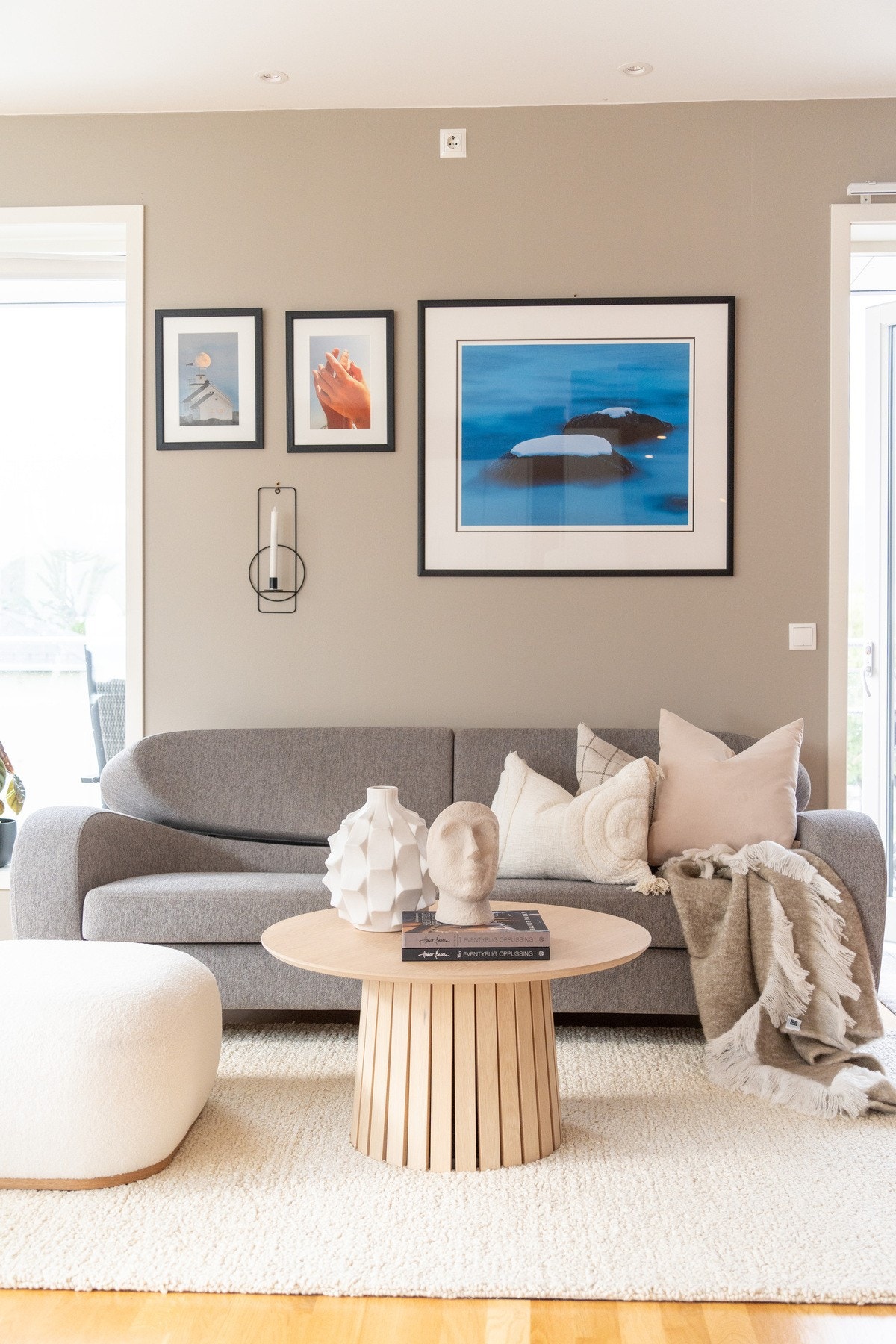 Smakfullt innredet. Galleribilde