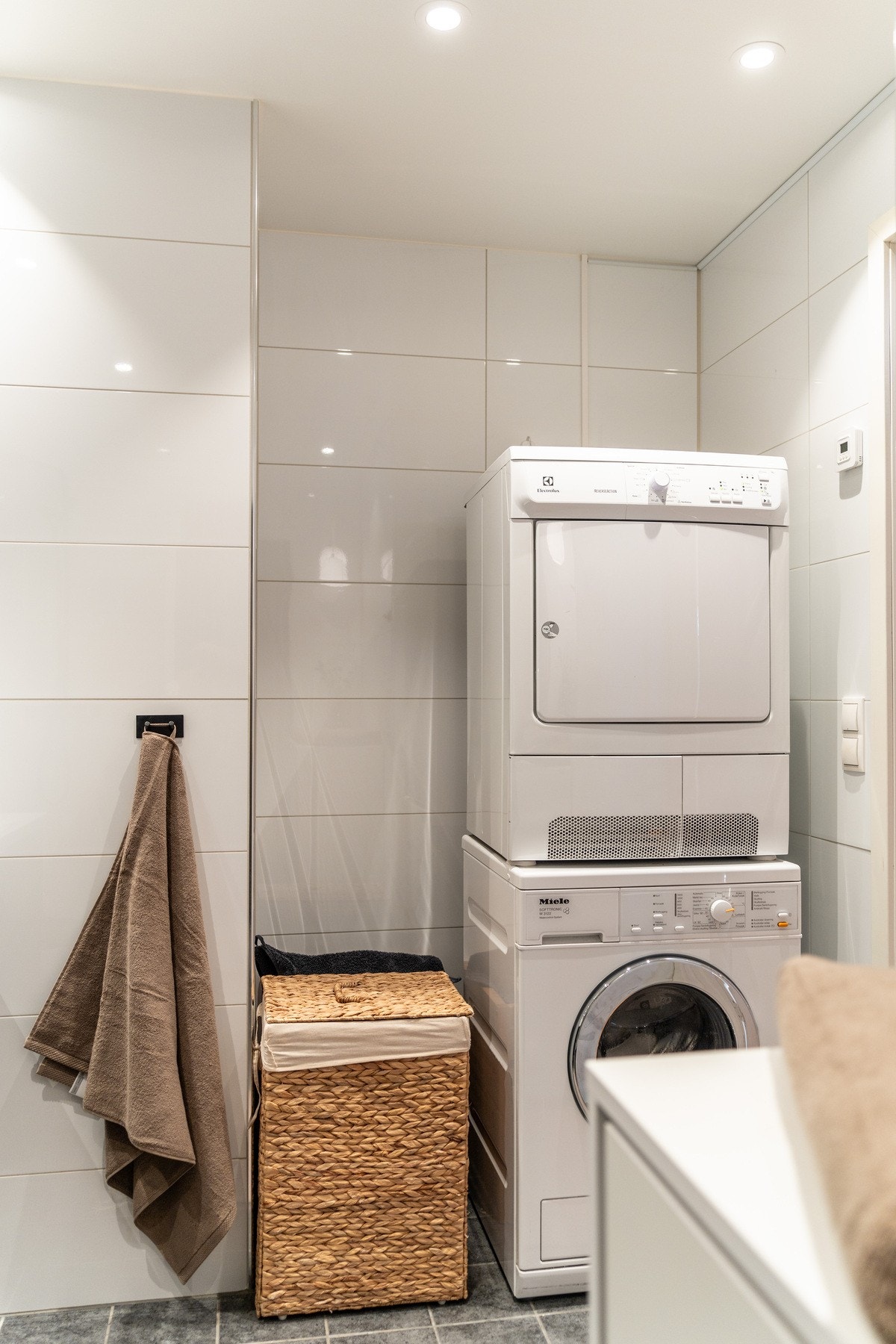 Opplegg for vaskemaskin. Galleribilde