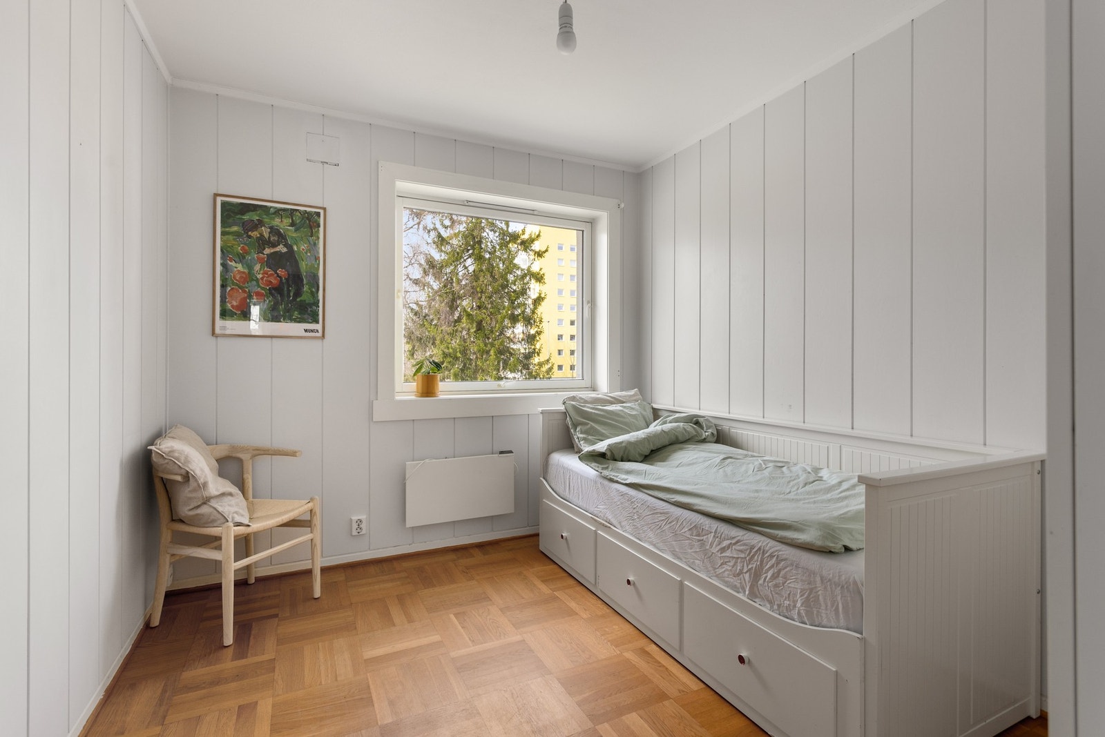 Soverom 2 fungerer perfekt som gjesterom, kontor eller barnerom. Galleribilde