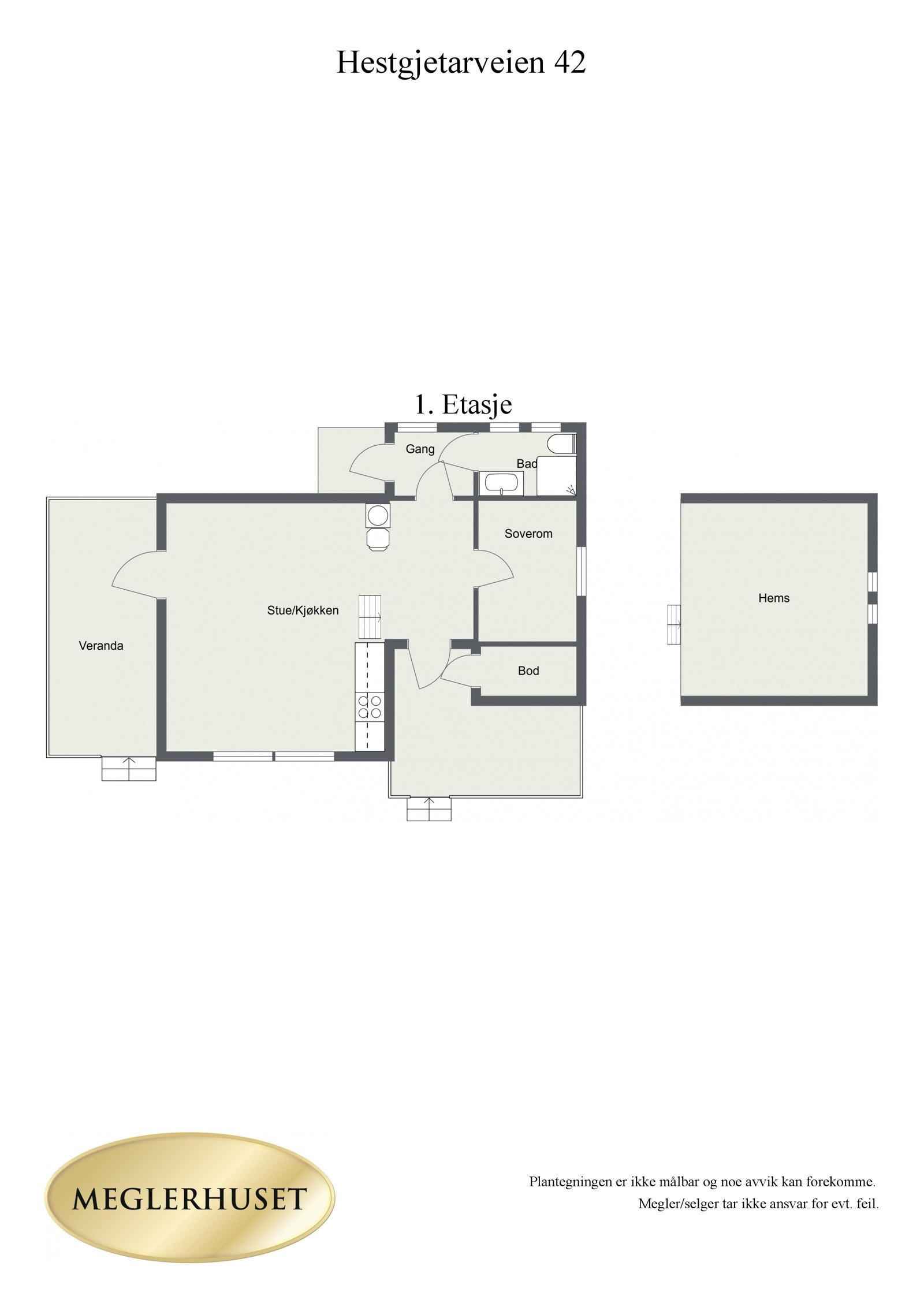 Plantegning 2D. Galleribilde