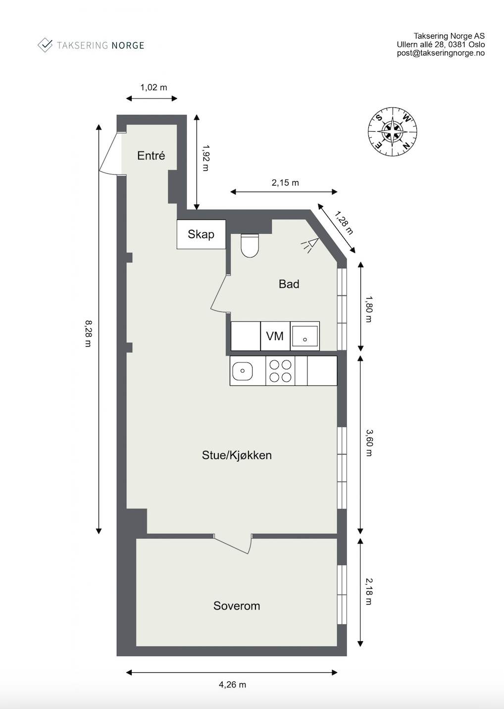 Leiligheten har en optimal planløsning. Galleribilde