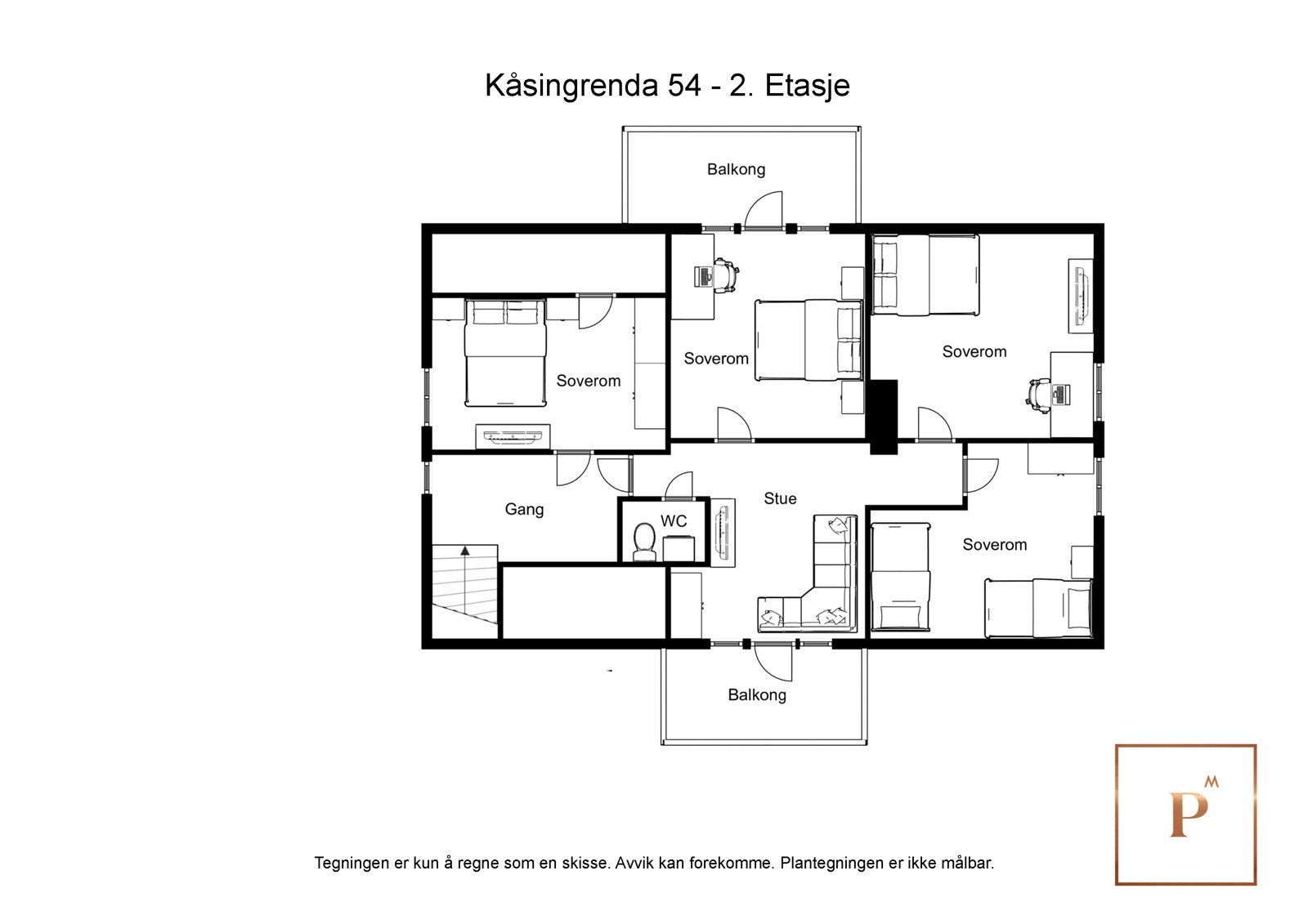 Plantegning Galleribilde