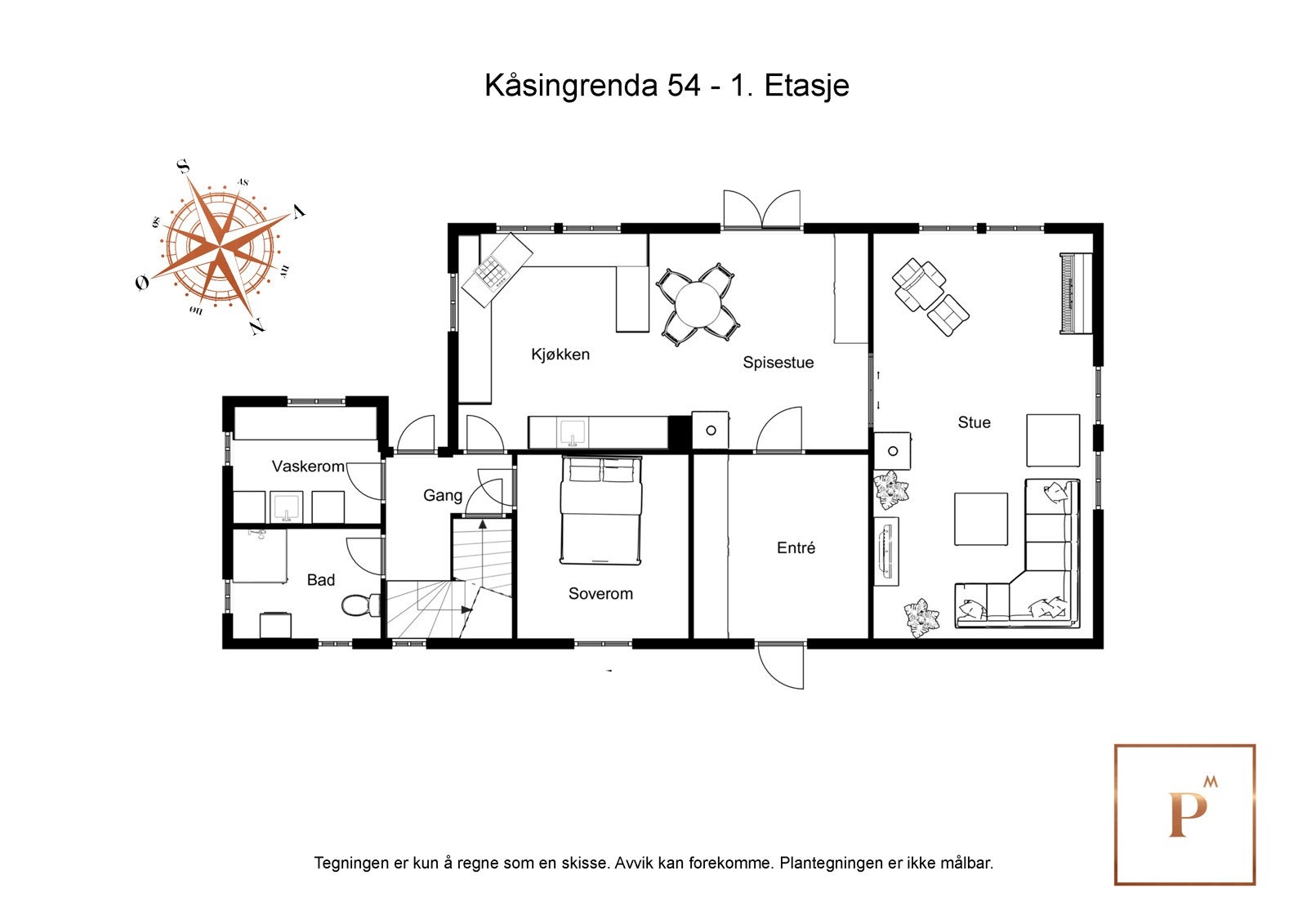 Plantegning Galleribilde