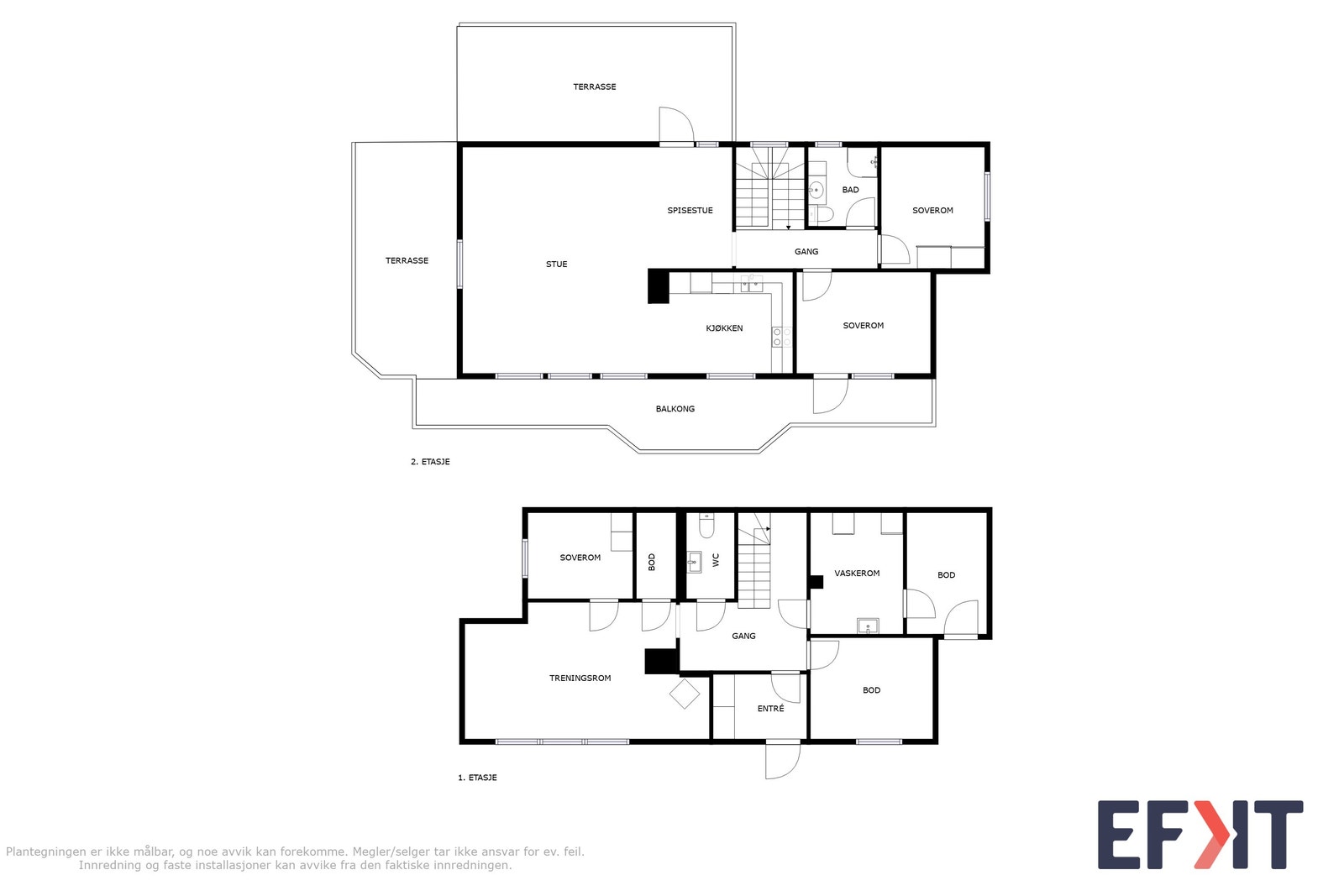 Plantegning Galleribilde
