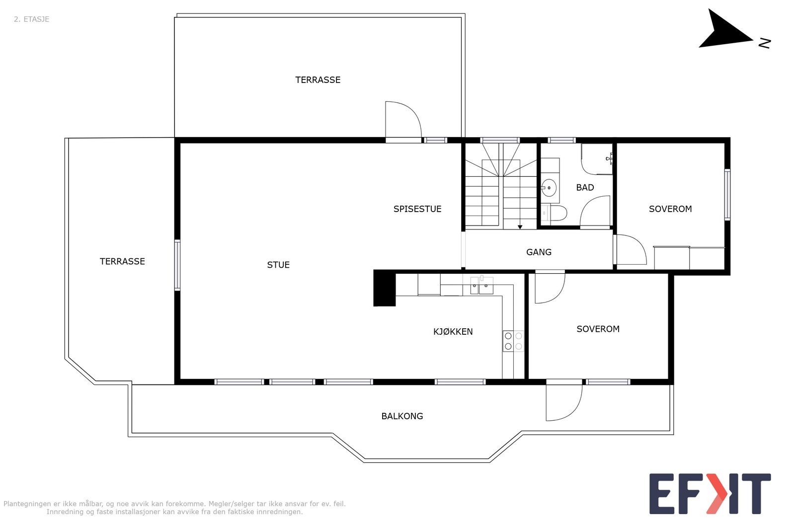 Plantegning Galleribilde