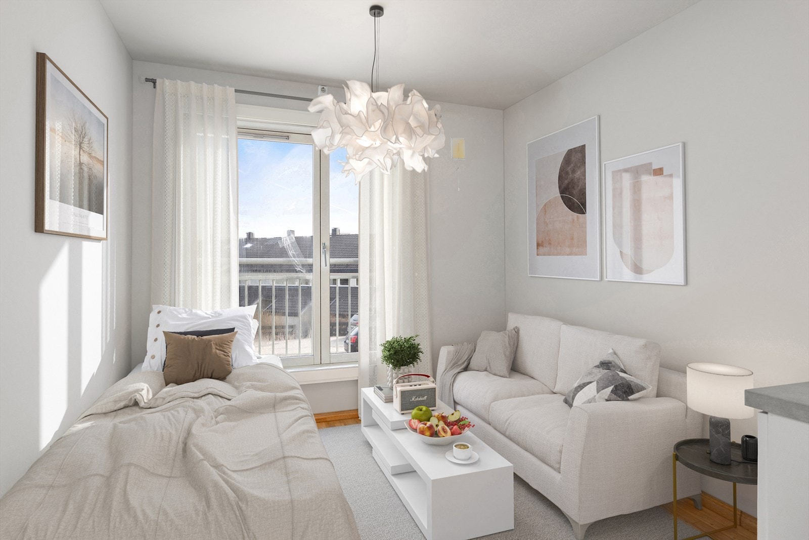 Nordvik Nydalen har gleden av å presentere Gunnar Schjelderups vei 33B! På bildet er det benyttet digital styling. Galleribilde