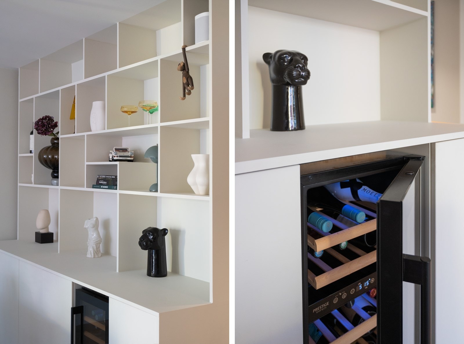 Leiligheten har mange pene detaljer som gir boligen et moderne og eksklusivt preg. Galleribilde