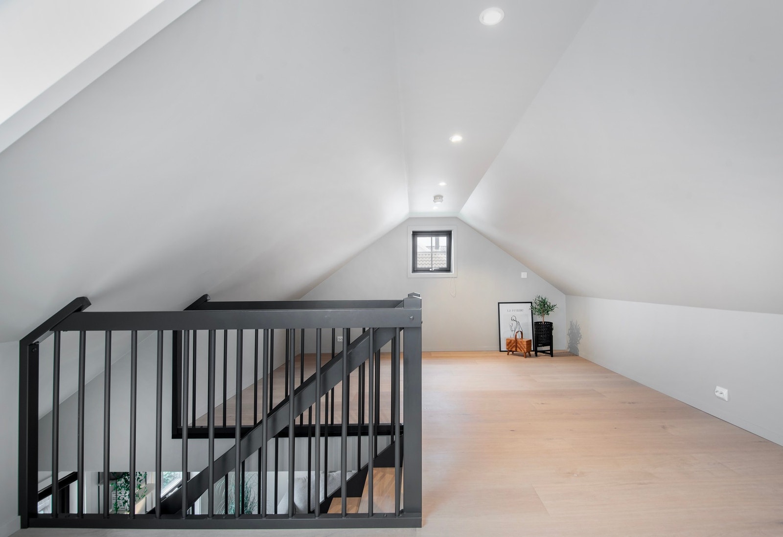 Bod som er blitt benyttet som soverom/loftstue. Galleribilde