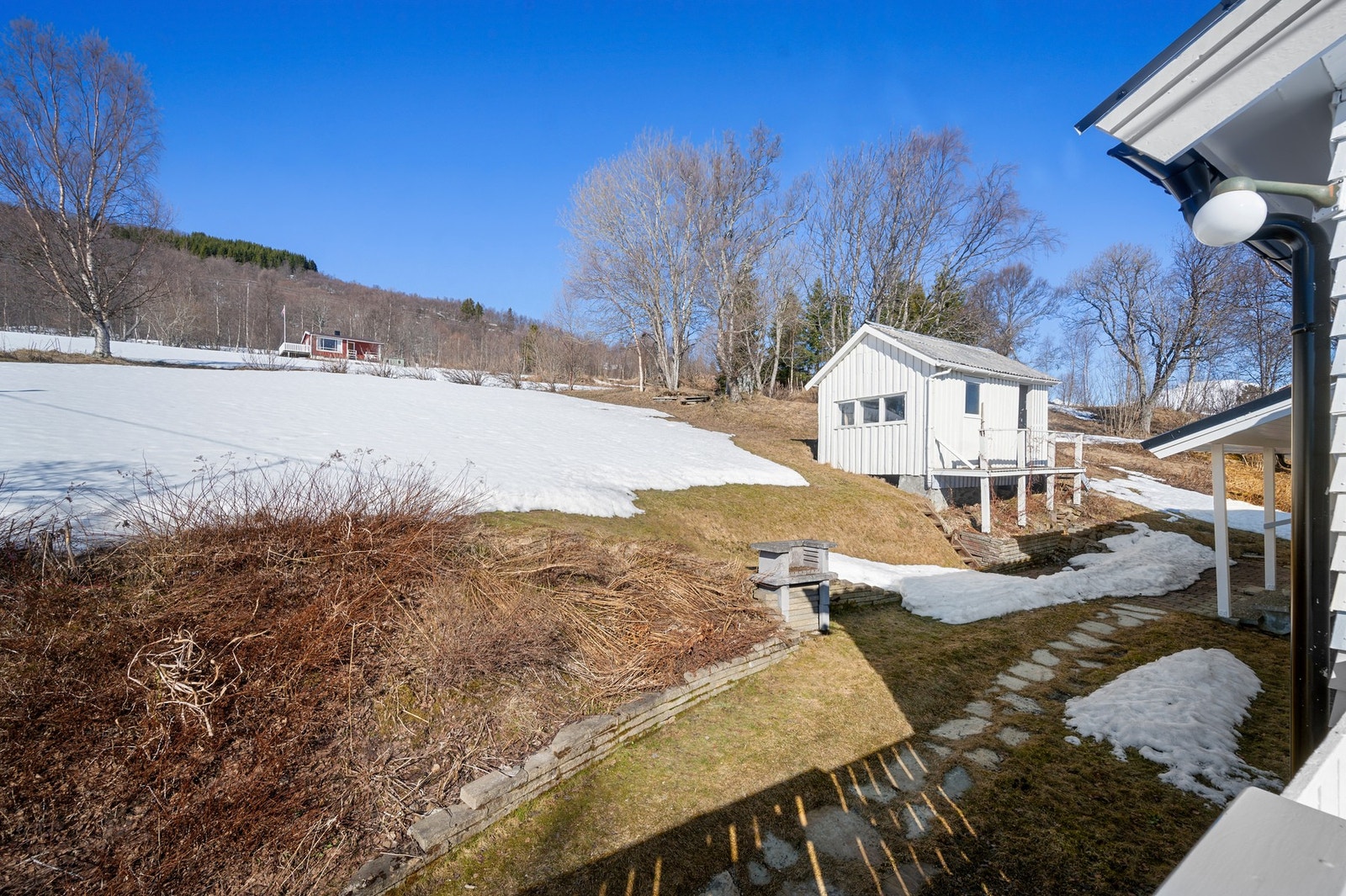 Flotte hagerområder, utepeis og uthus Galleribilde