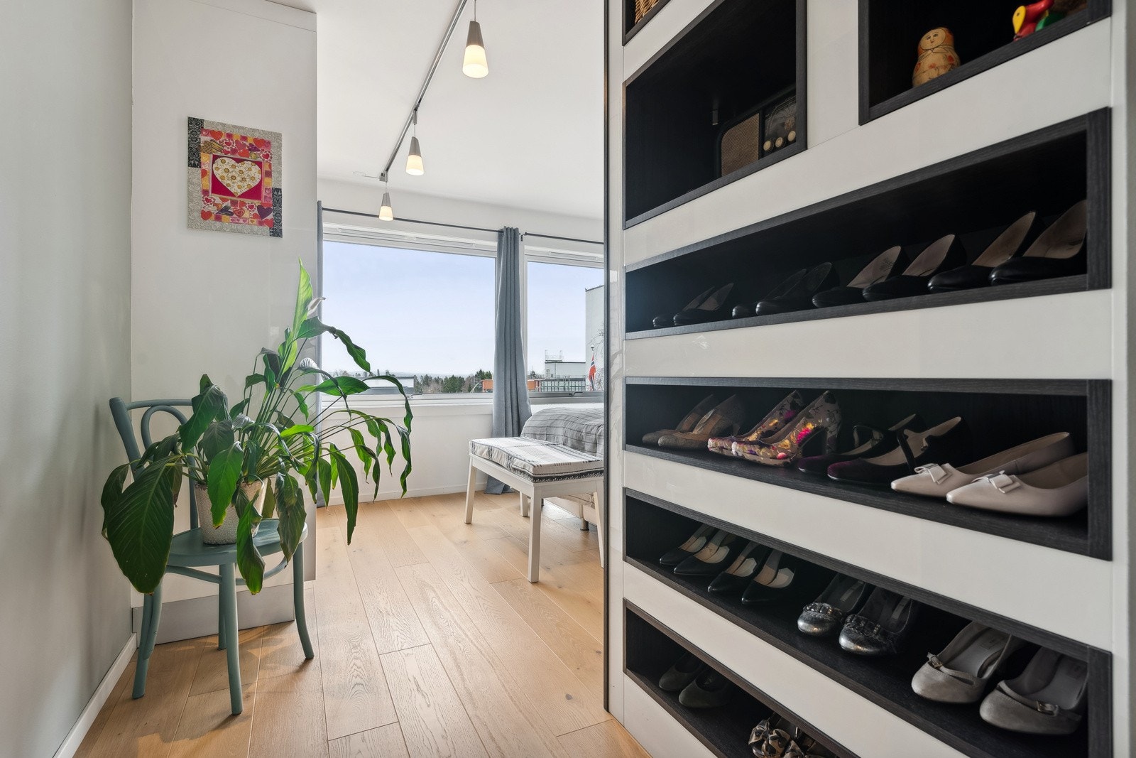 Praktisk hyllesystem Galleribilde