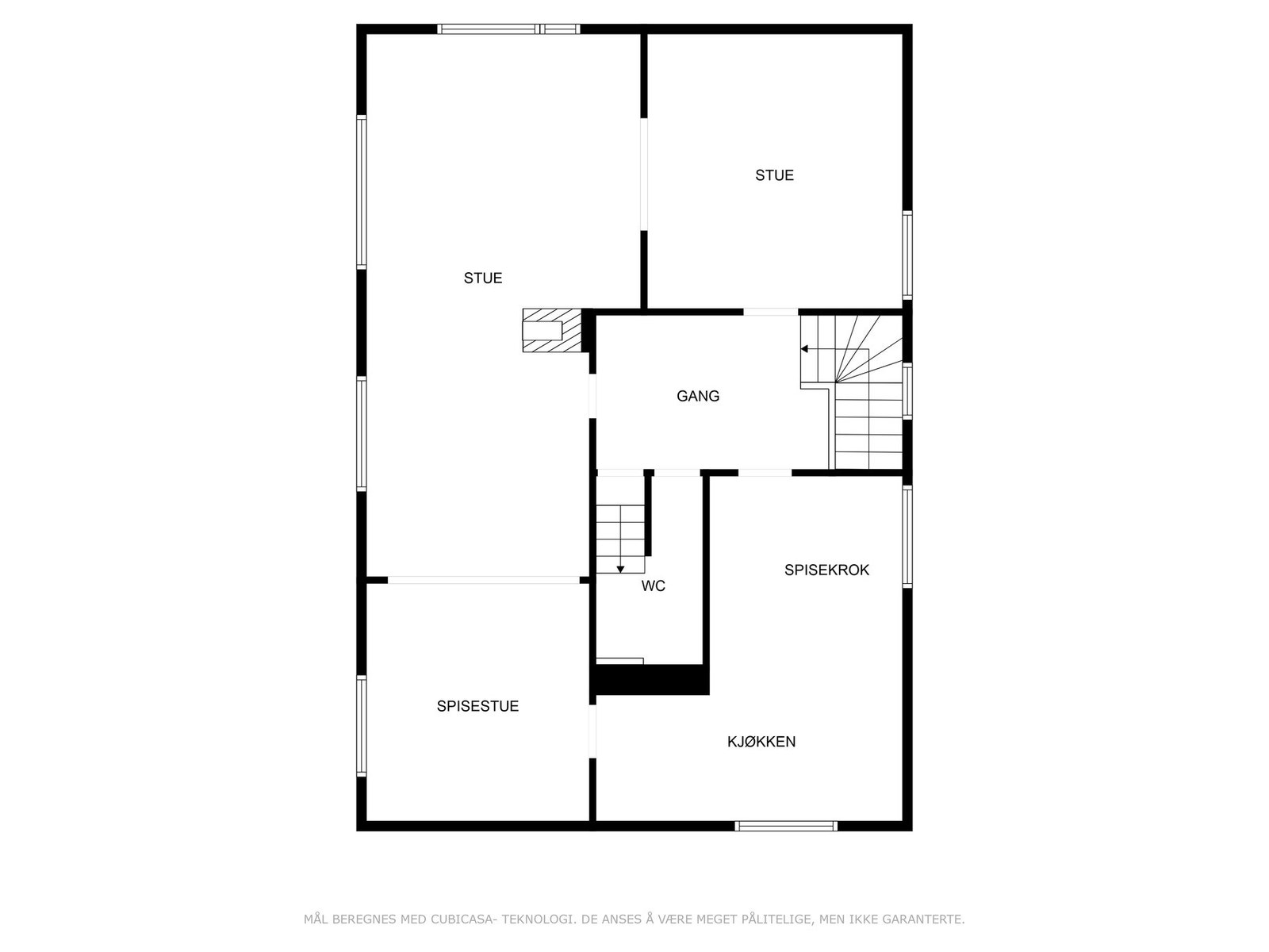 Plantegning - 2.etasje. Galleribilde