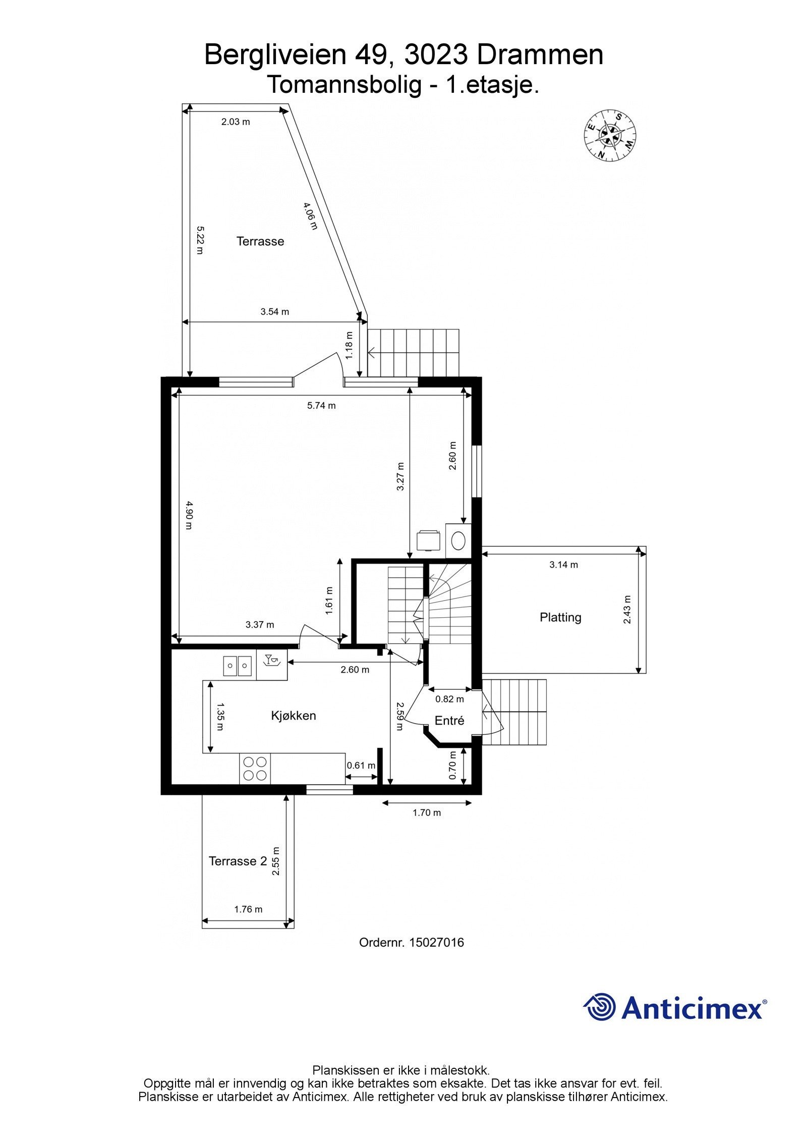 Plantegning 1.etasje. Galleribilde