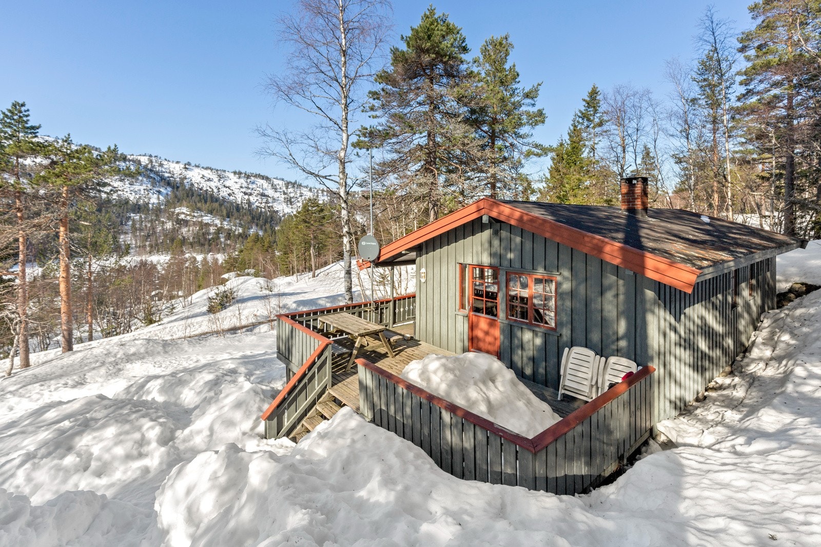 Her får du kort avstand til blant annet turterreng, slalåmbakker og skiløyper Galleribilde