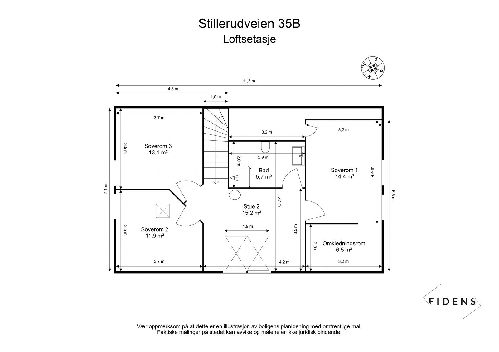 Plantegning - 2. etasje Galleribilde