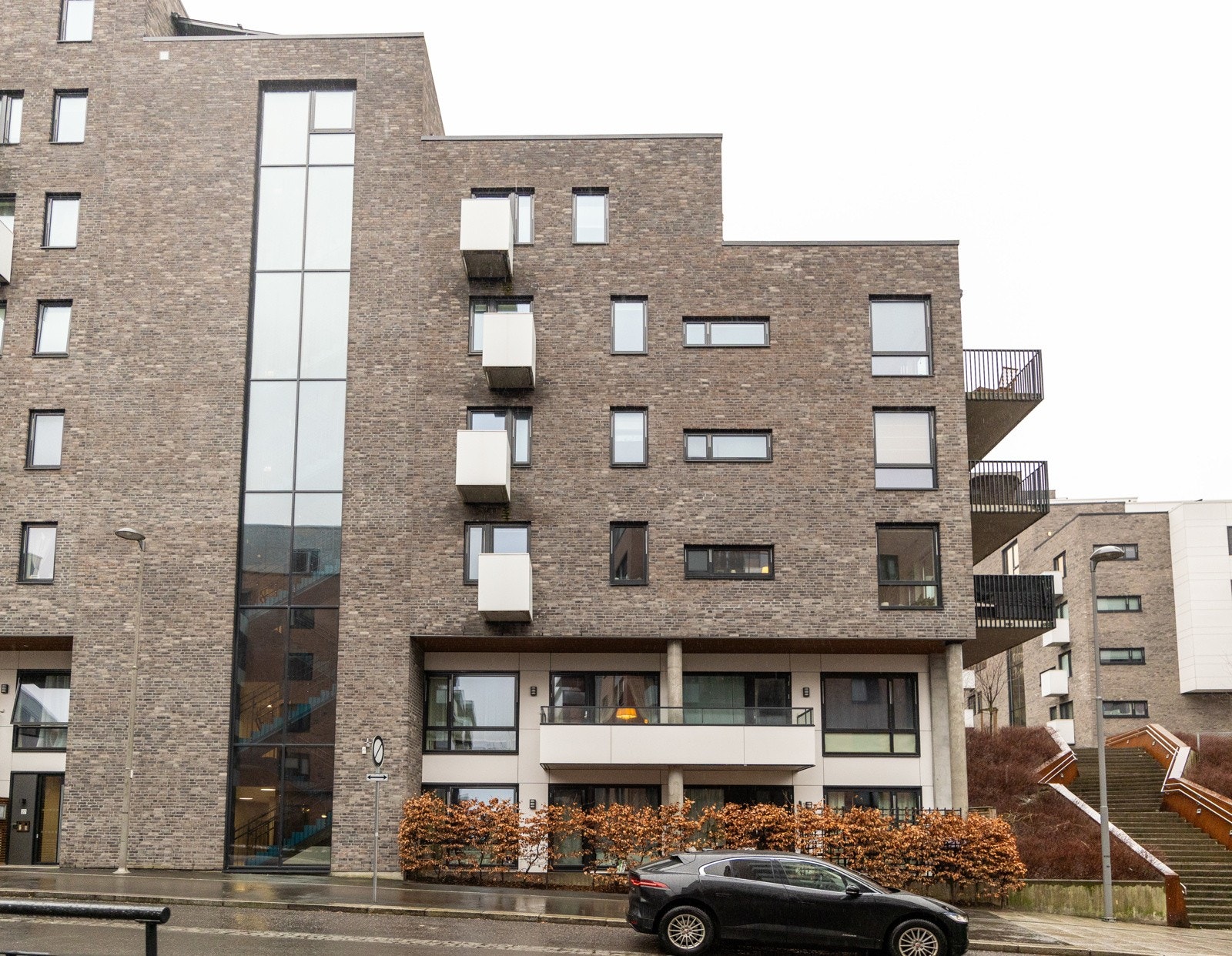 Fasade | Borettslaget består av 130 andelsleiligheter. Galleribilde