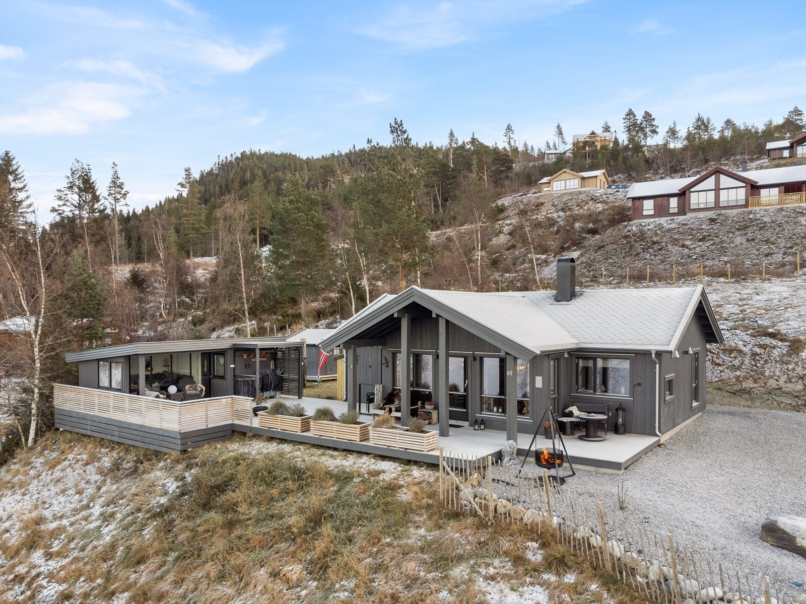 Flott opparbeidet uteområdet Galleribilde