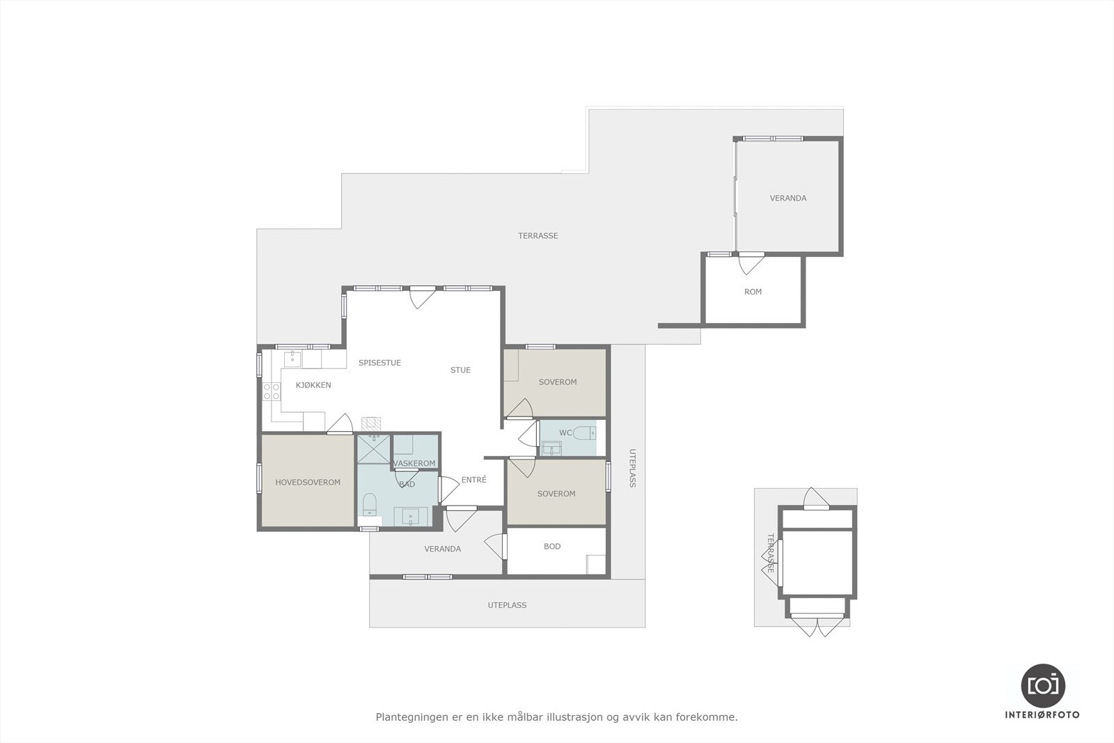 Plantegning Galleribilde