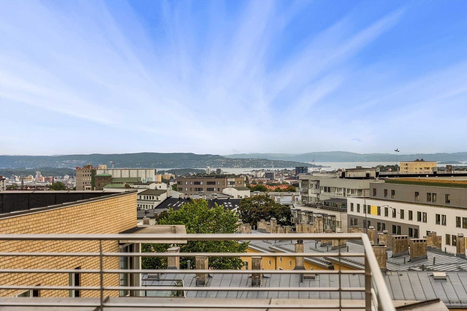 Felles takterrasse. Galleribilde