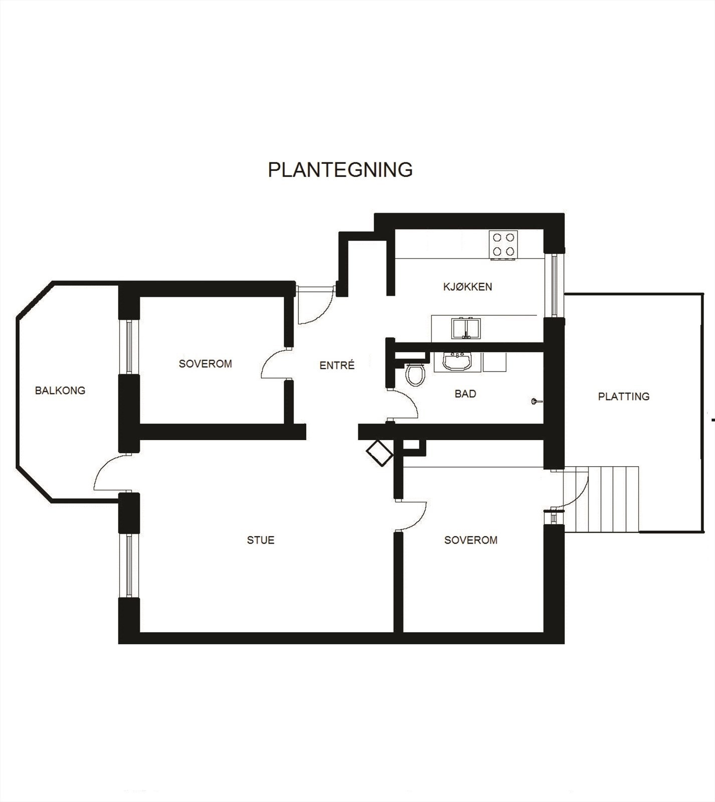Plantegning Galleribilde