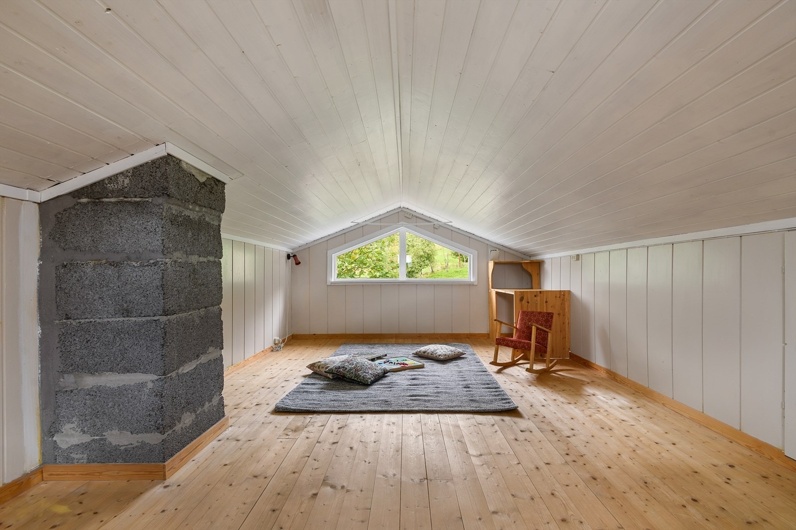 Over stue er det innredet en loftstue/hems Galleribilde