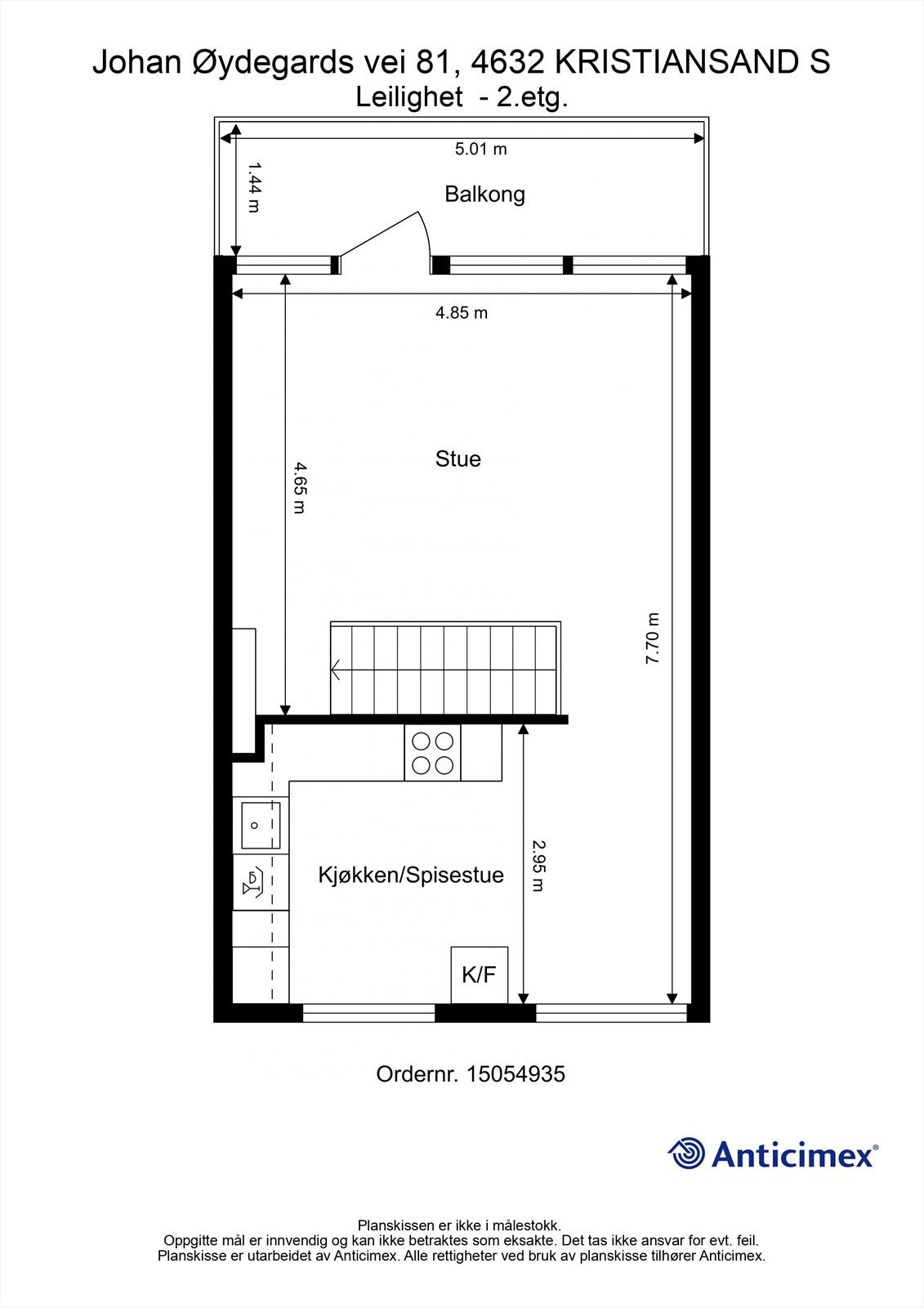 Plantegning 2 etg Galleribilde