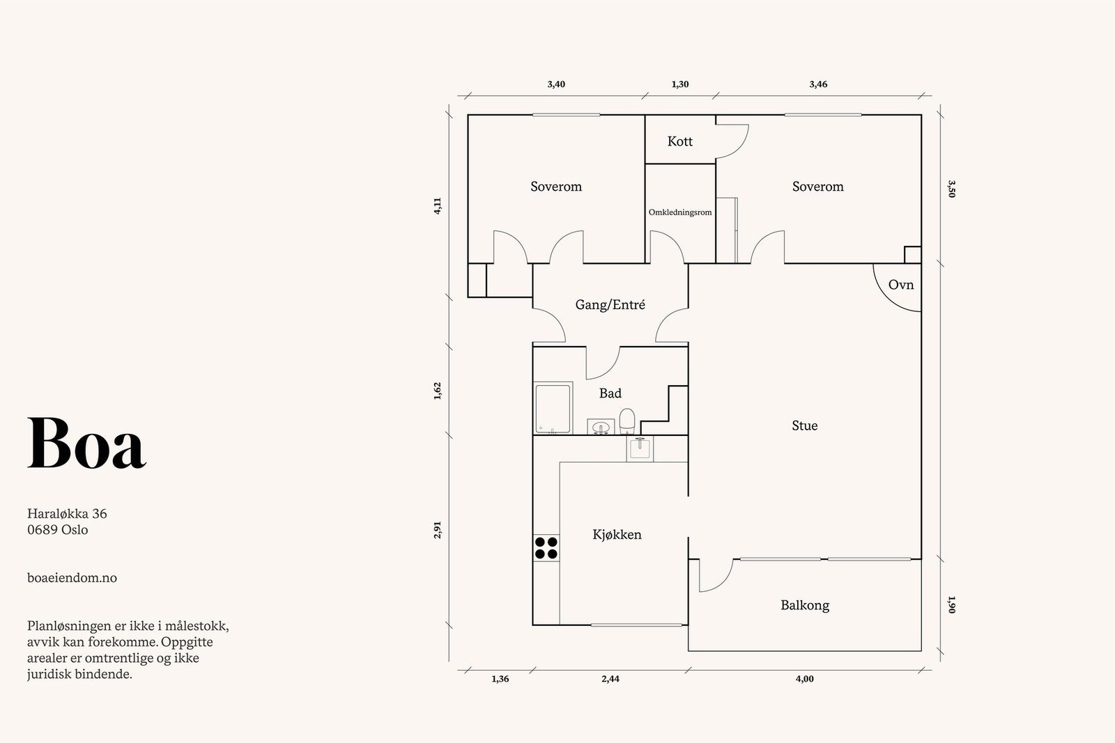 To kjellerboder på henholdsvis 5,5 og 2,4kvm., begge med hyller. Felles sykkelbod i kjeller. Galleribilde