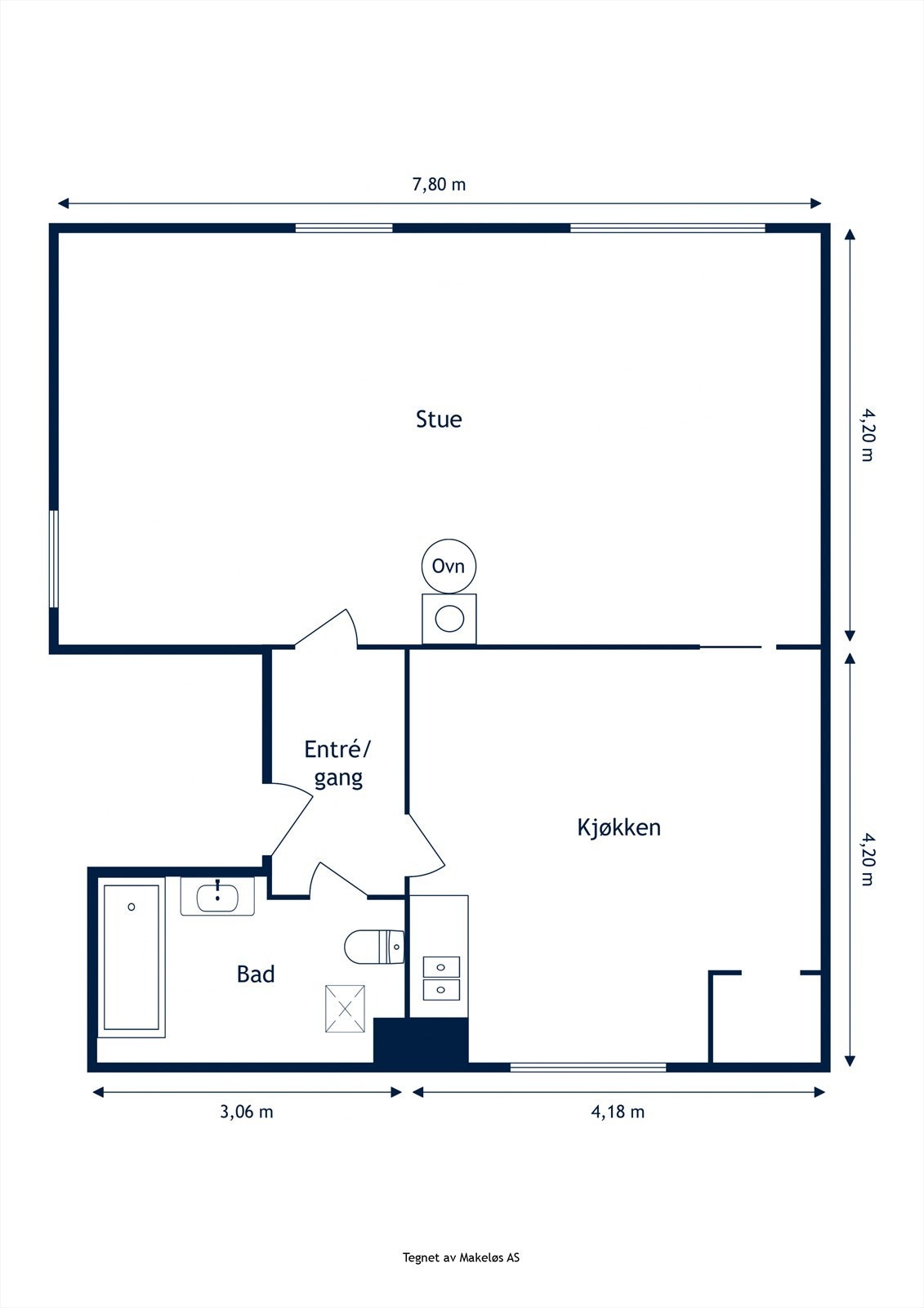 Plantegning 2.etasje. Galleribilde