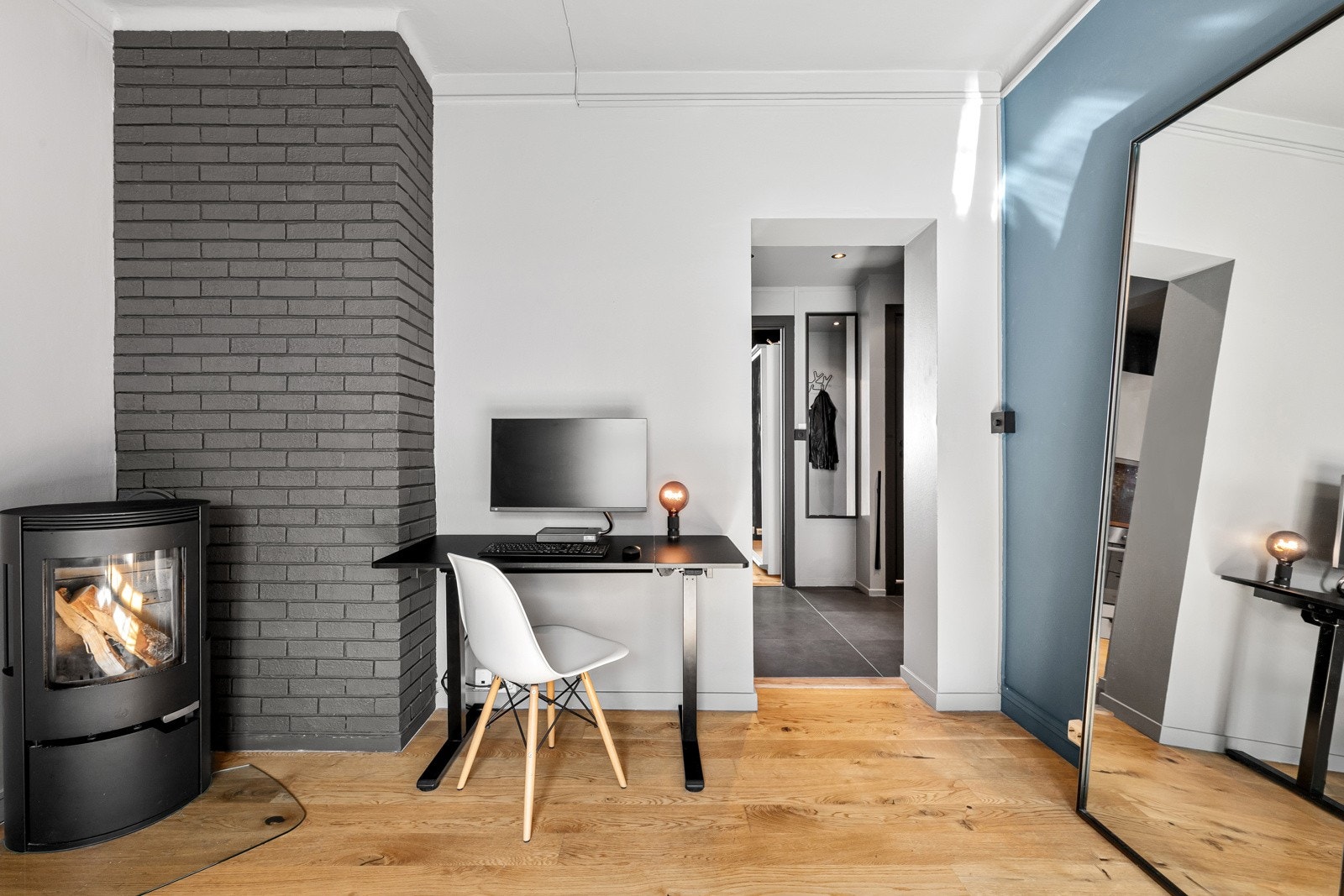 Gode størrelse og rektangulære form gjør det enkelt å innrede. Galleribilde