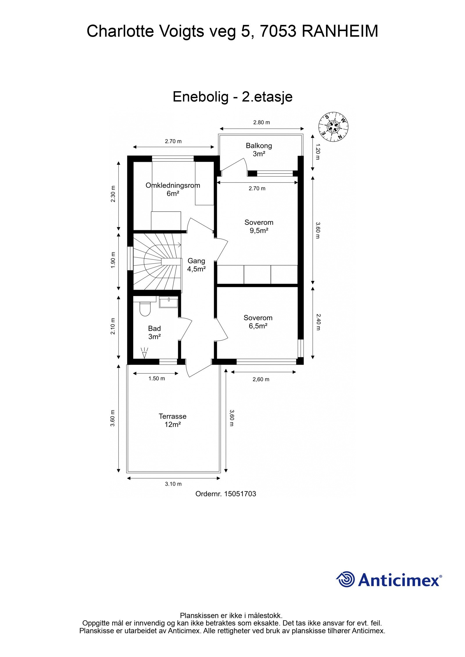Plantegning 2. etasje. Galleribilde