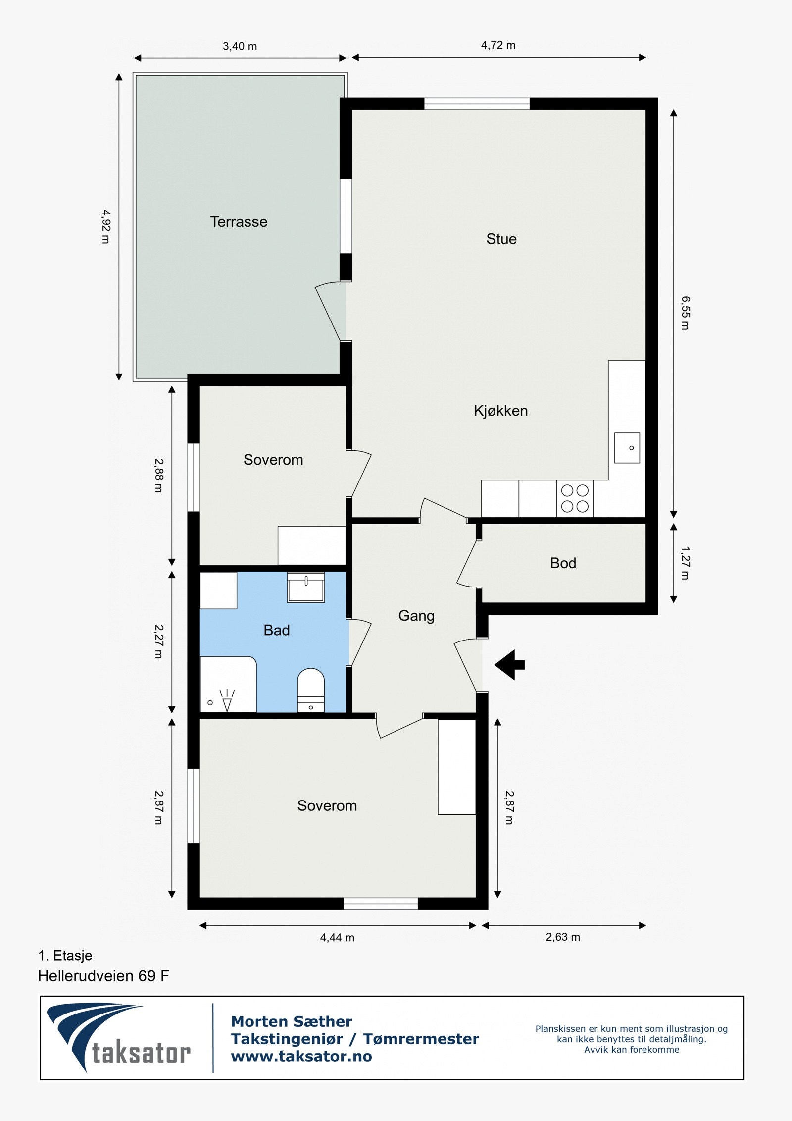 Plantegning | 1. Etasje Galleribilde