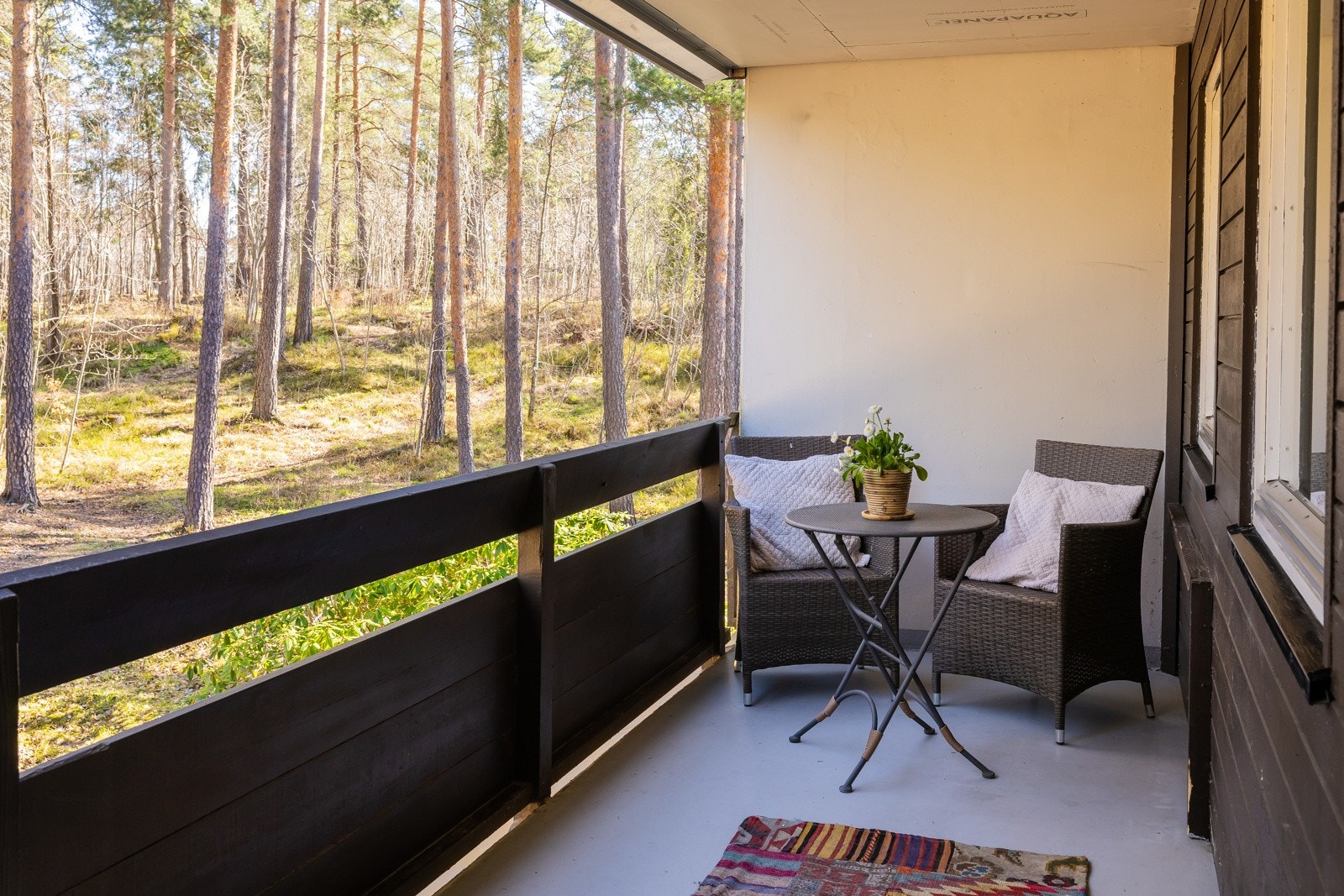 Nordvendt balkong på ca. 9 kvm Galleribilde