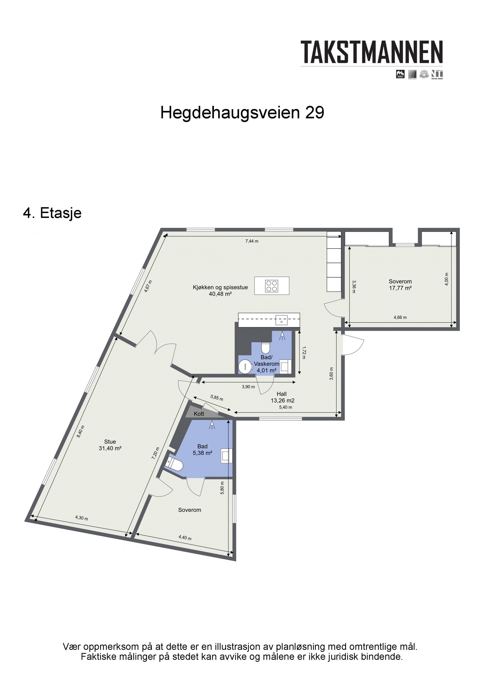 Plantegning Galleribilde