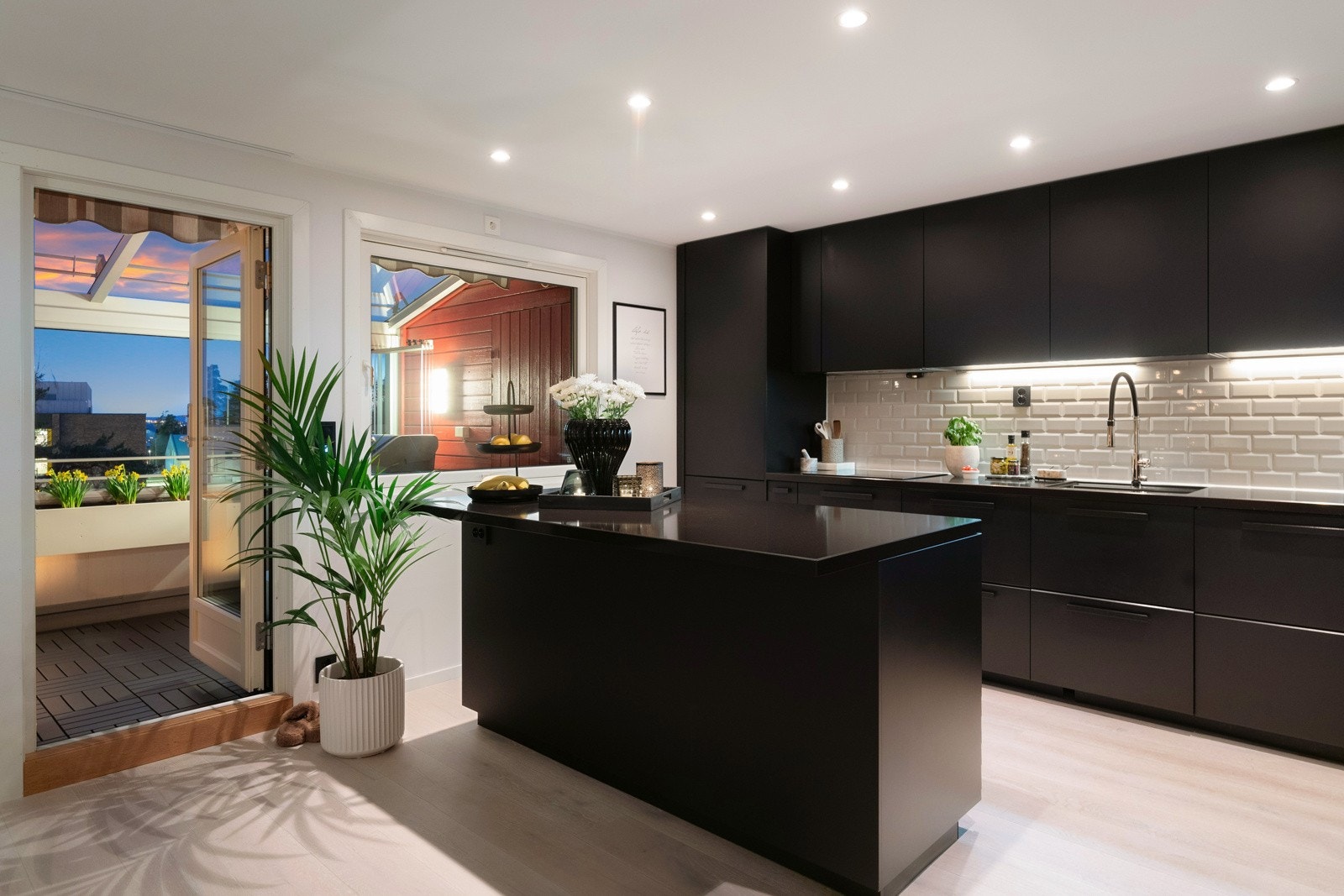 Kveldsstemning Galleribilde