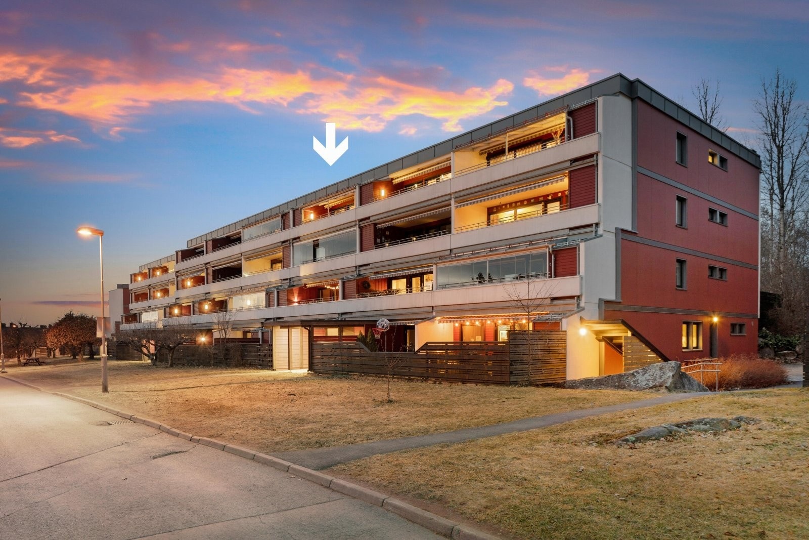 Kveldsstemning Galleribilde