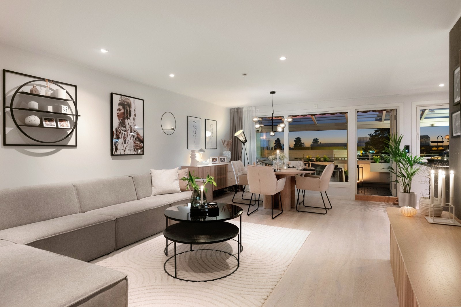 Kveldsstemning Galleribilde