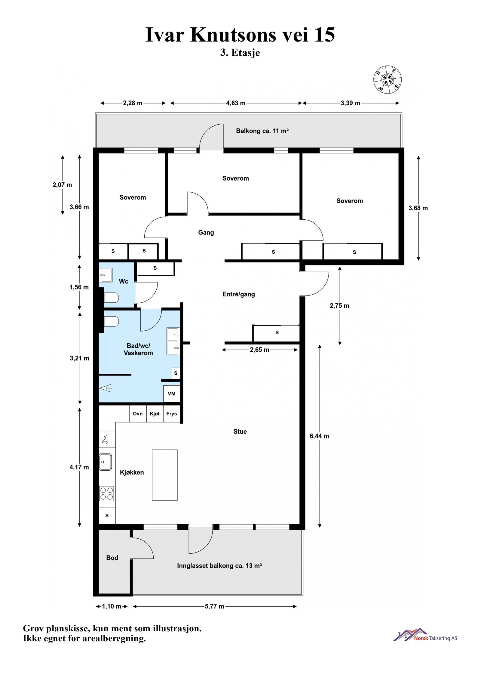 Plantegning Galleribilde