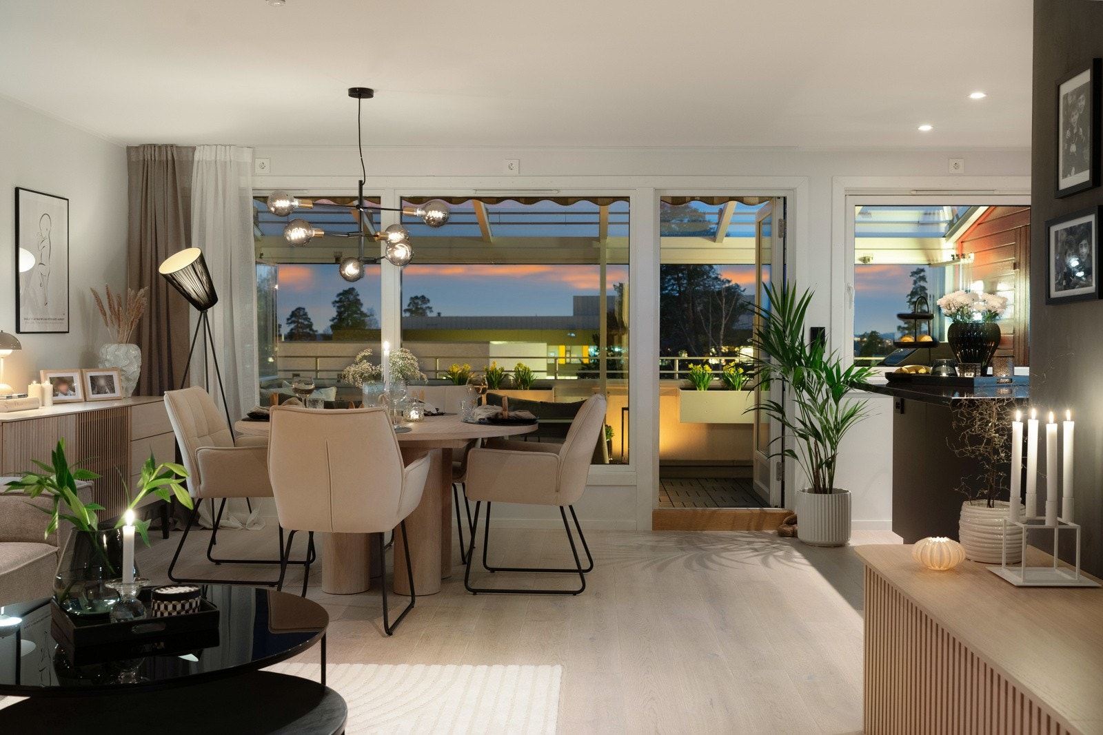 Kveldsstemning Galleribilde