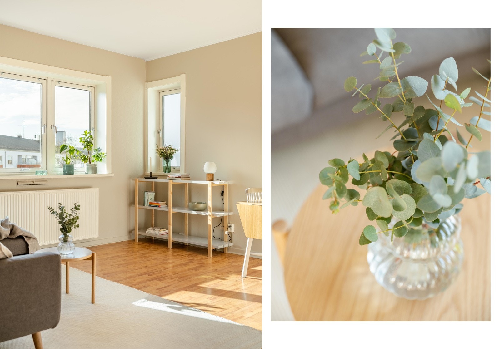 Her får du generøs takhøyde på 2,67 meter og store vindusflater som gir mye lysinnslipp og en god romfølelse. Galleribilde