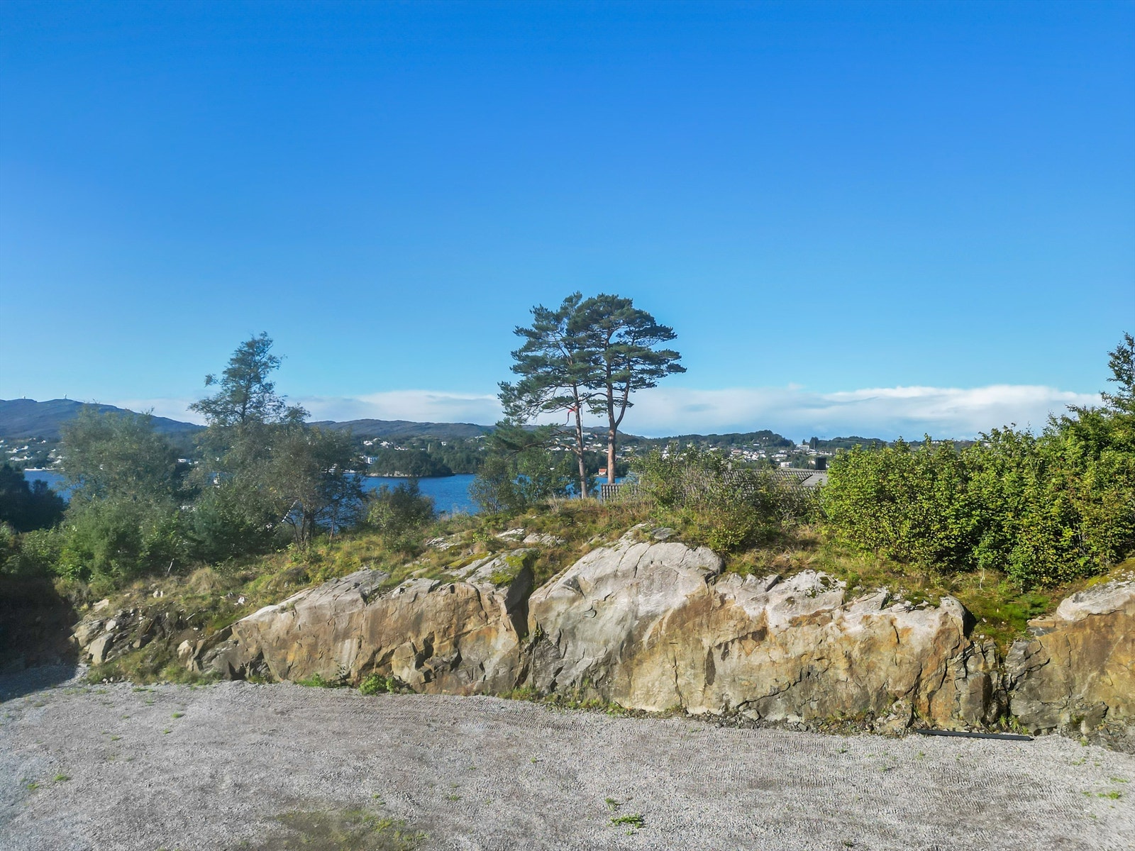 Utsikt, sol og sjø Galleribilde