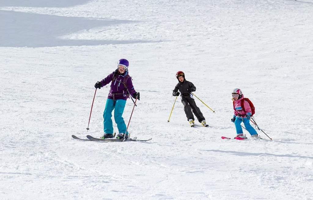 Alpinbakke i nærheten. Galleribilde
