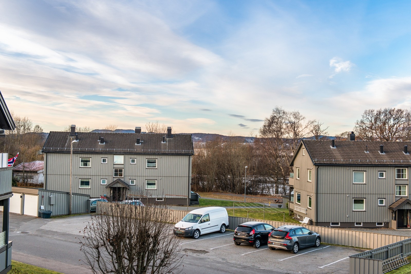 Hyggelig utsyn fra balkongen. Galleribilde