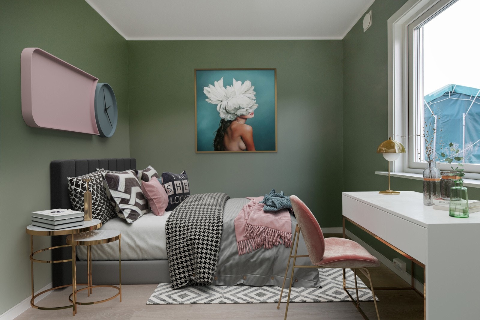 Soverom 2 er også nyoppusset med slette vegger, nytt gulv, nytt elektrisk anlegg og slett tak. Nydelig rom og perfekt som barnerom, gjesterom eller kontor. Galleribilde