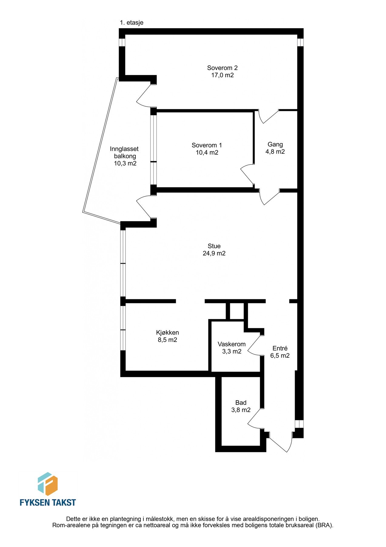 Ta en titt på planskissen og gjør deg kjent med romfordelingen! Skulle ikke oppsatt visningstidspunkt passe? Ta kontakt på 941 60 434, så finner vi en løsning. Galleribilde
