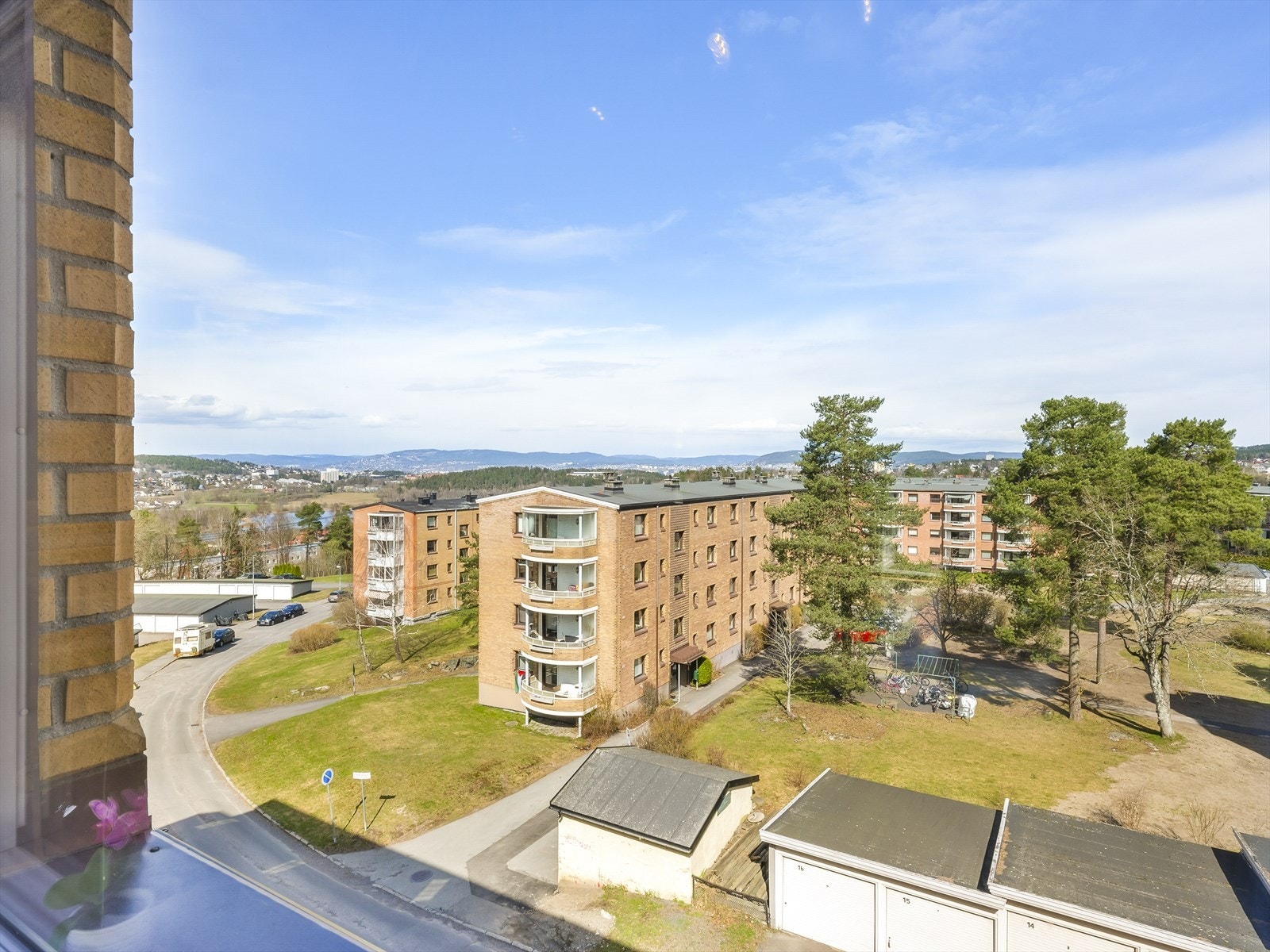 Utsikt fra kjøkkenvinduet. Galleribilde